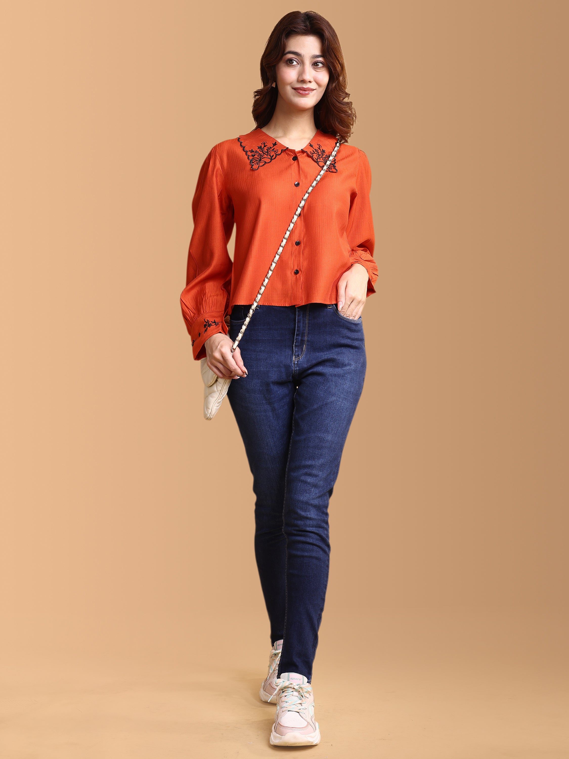 Women Embroidery Work Top