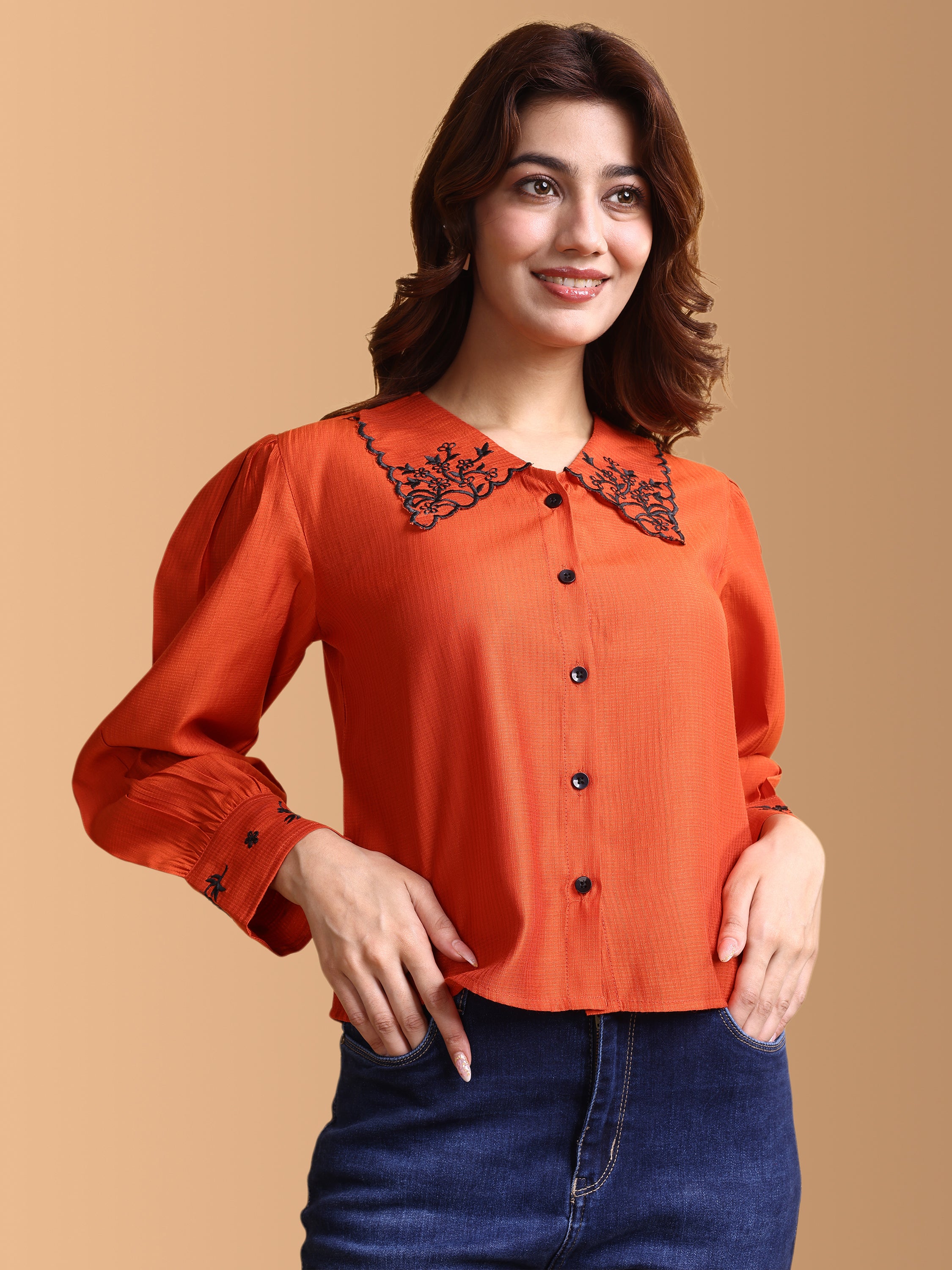 Women Embroidery Work Top