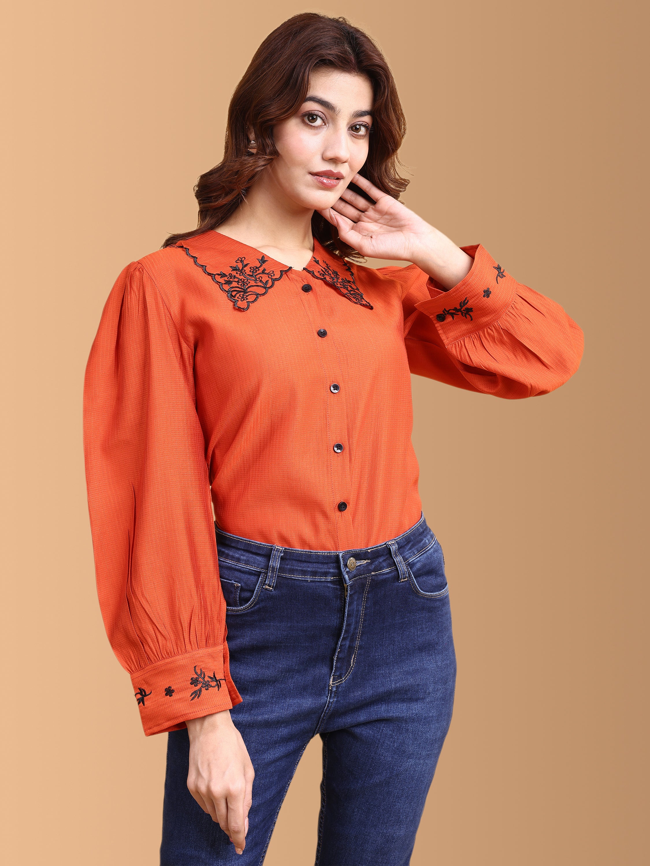 Women Embroidery Work Top