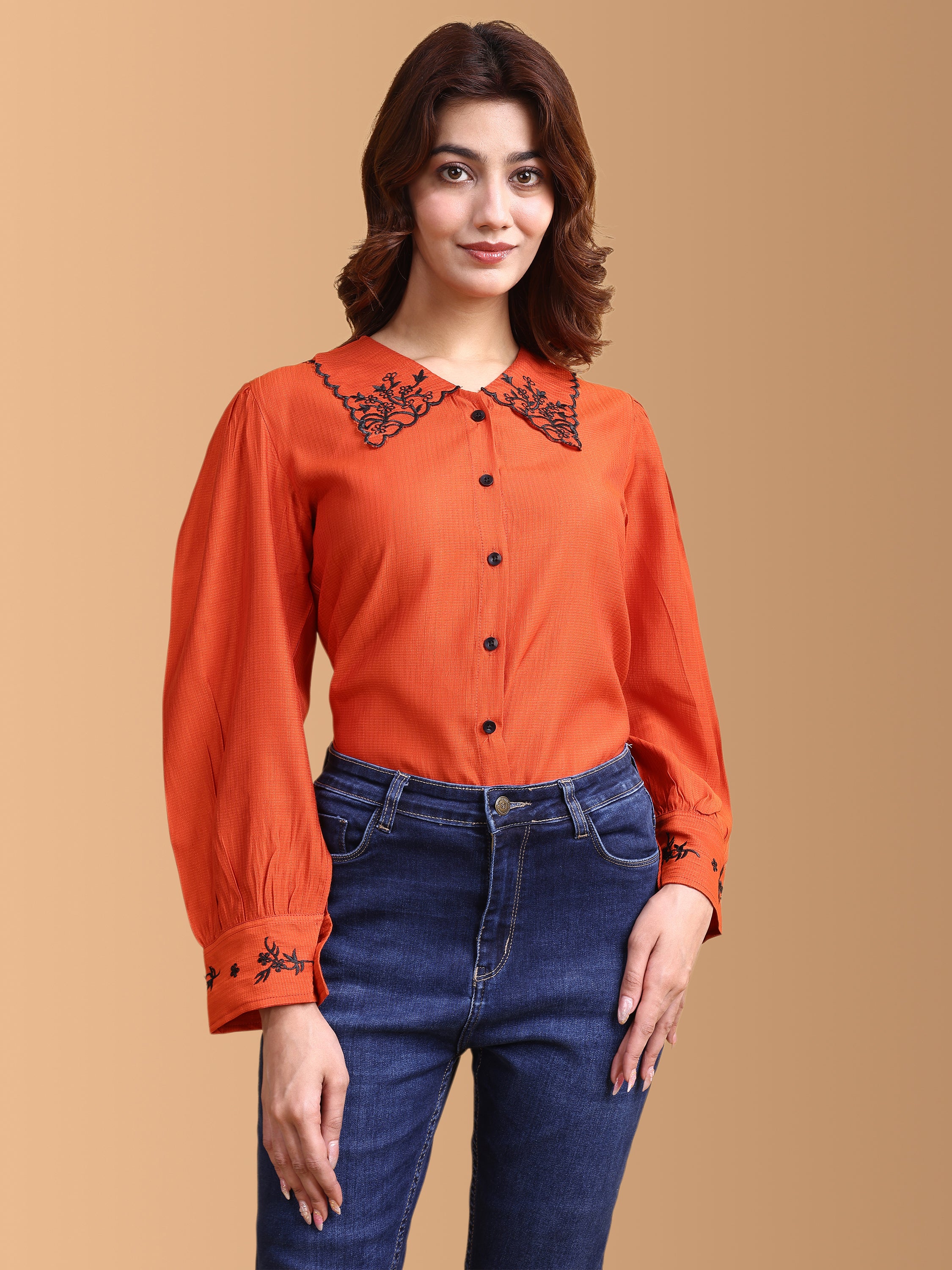 Women Embroidery Work Top
