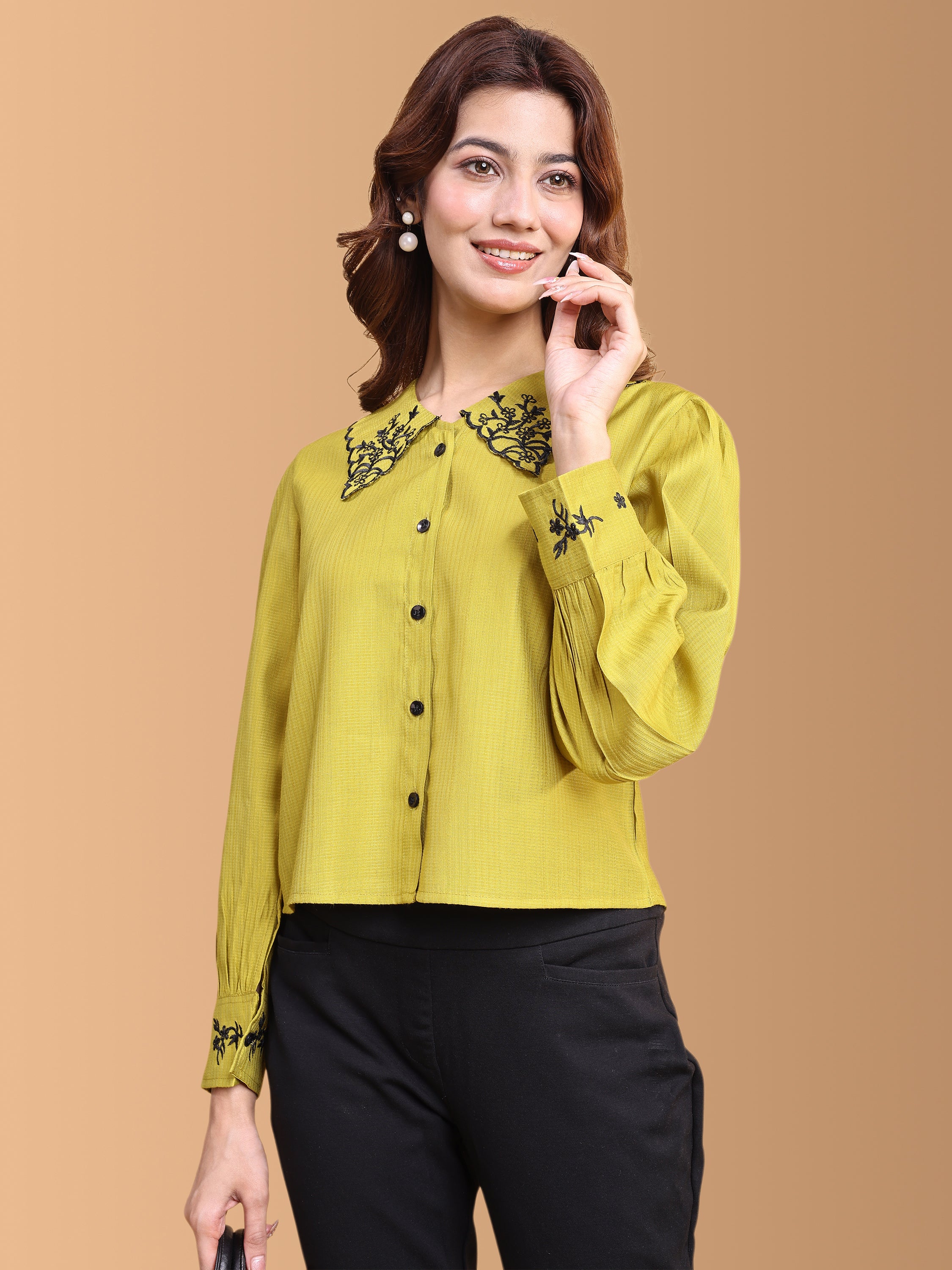 Women Embroidery Work Top