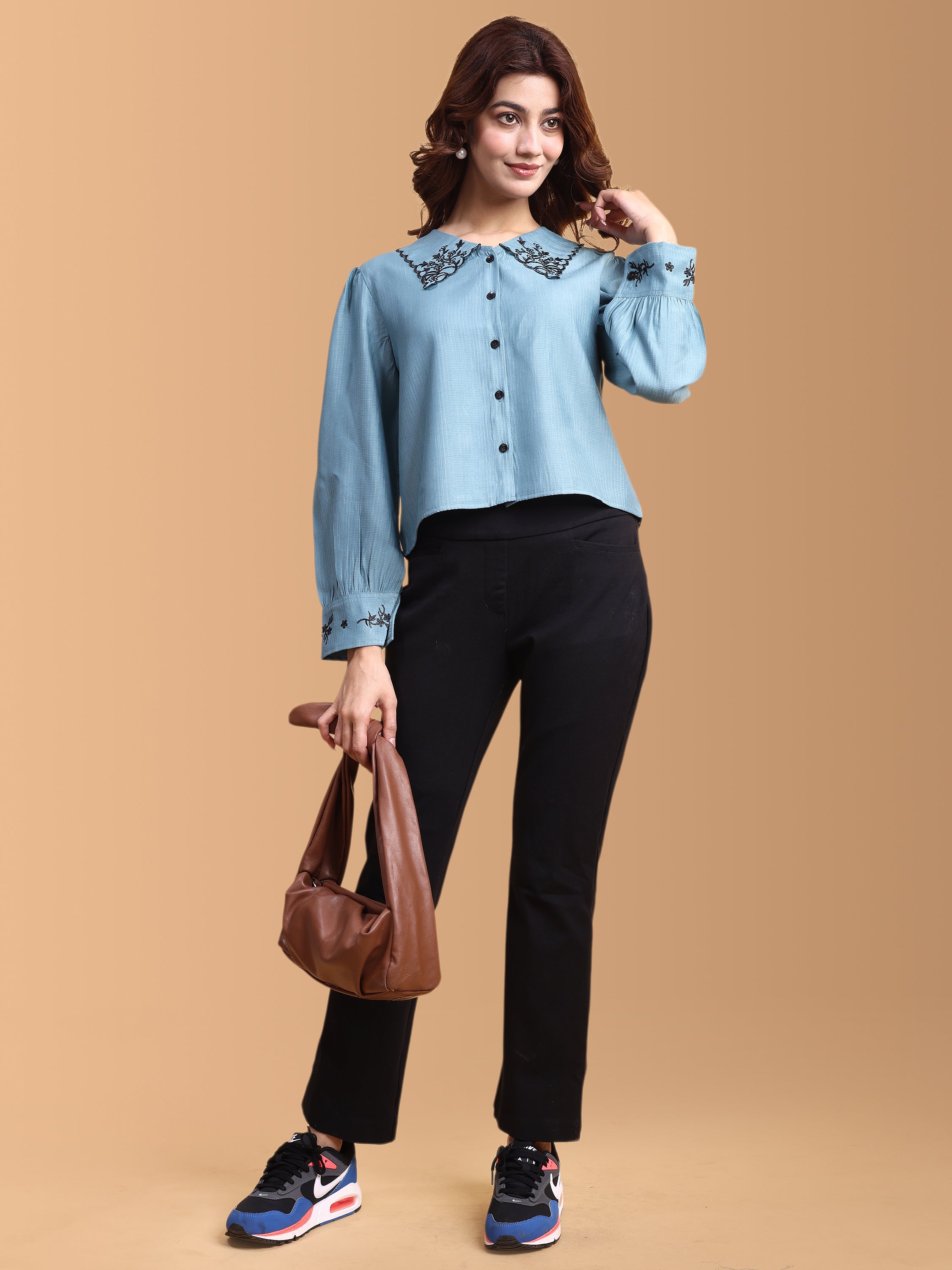 Women Embroidery Work Top