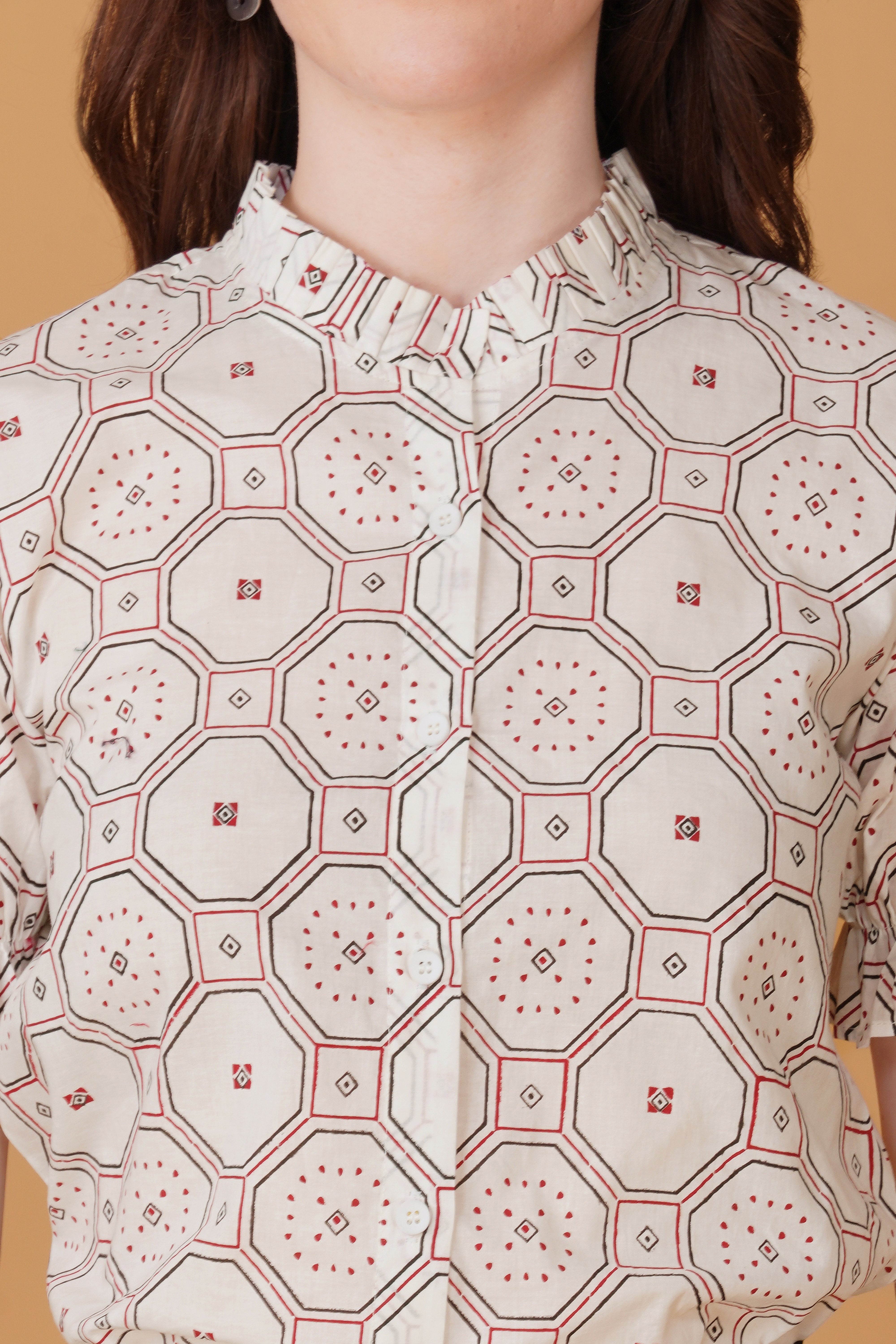 Women Printed Pure Cotton Top