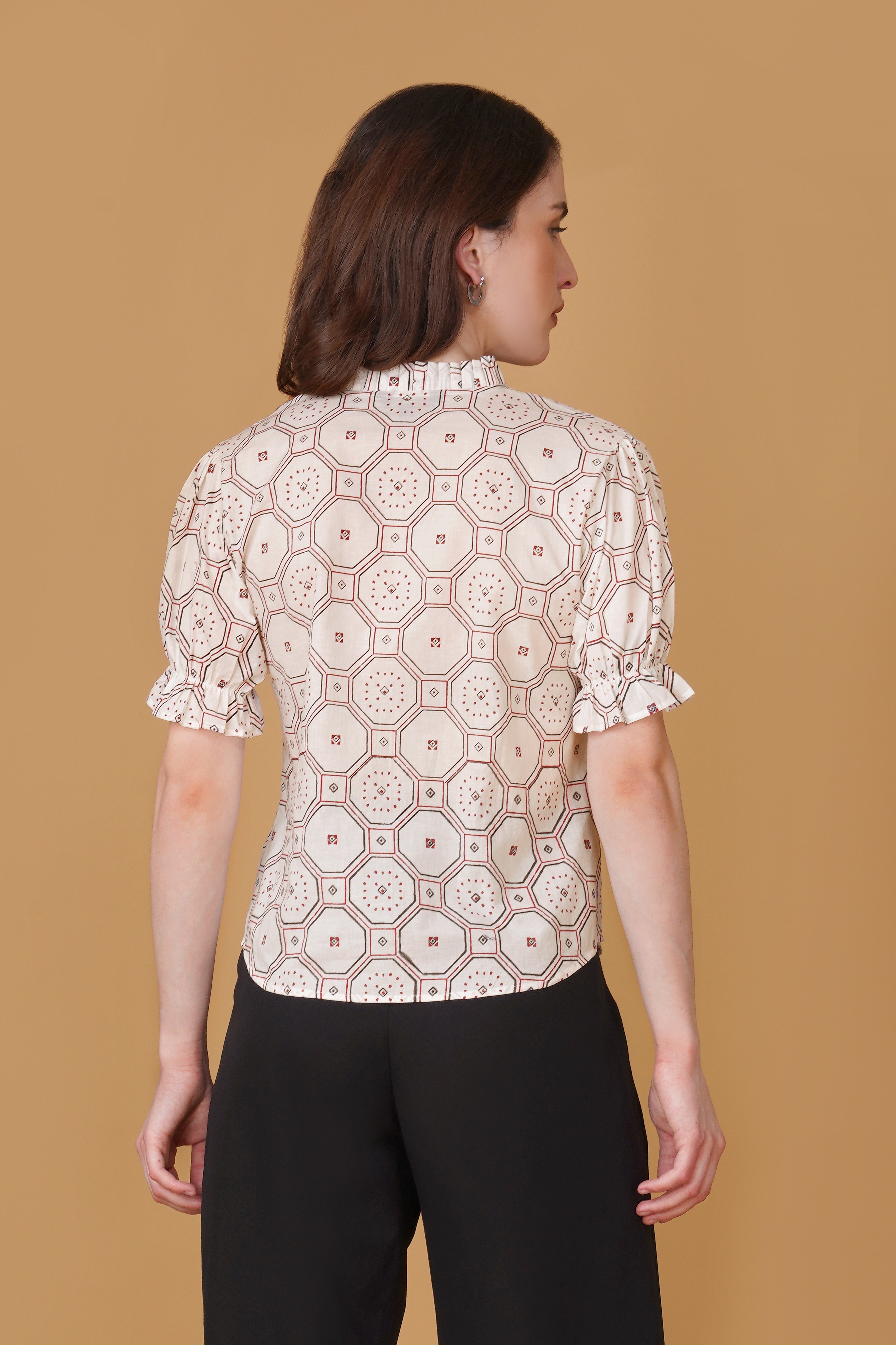 Women Printed Pure Cotton Top