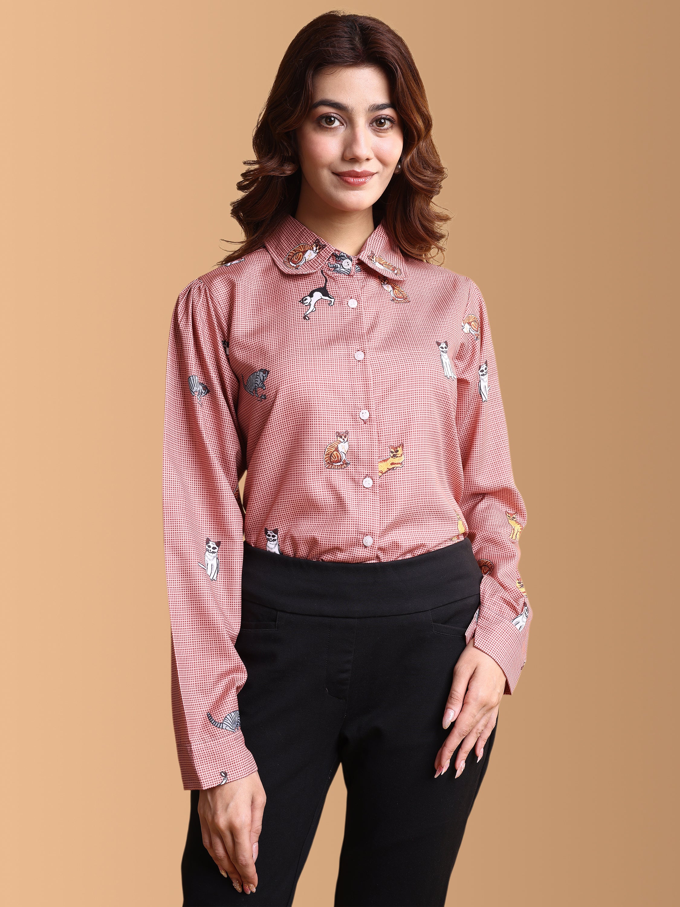 Women Animal Printed Shirt