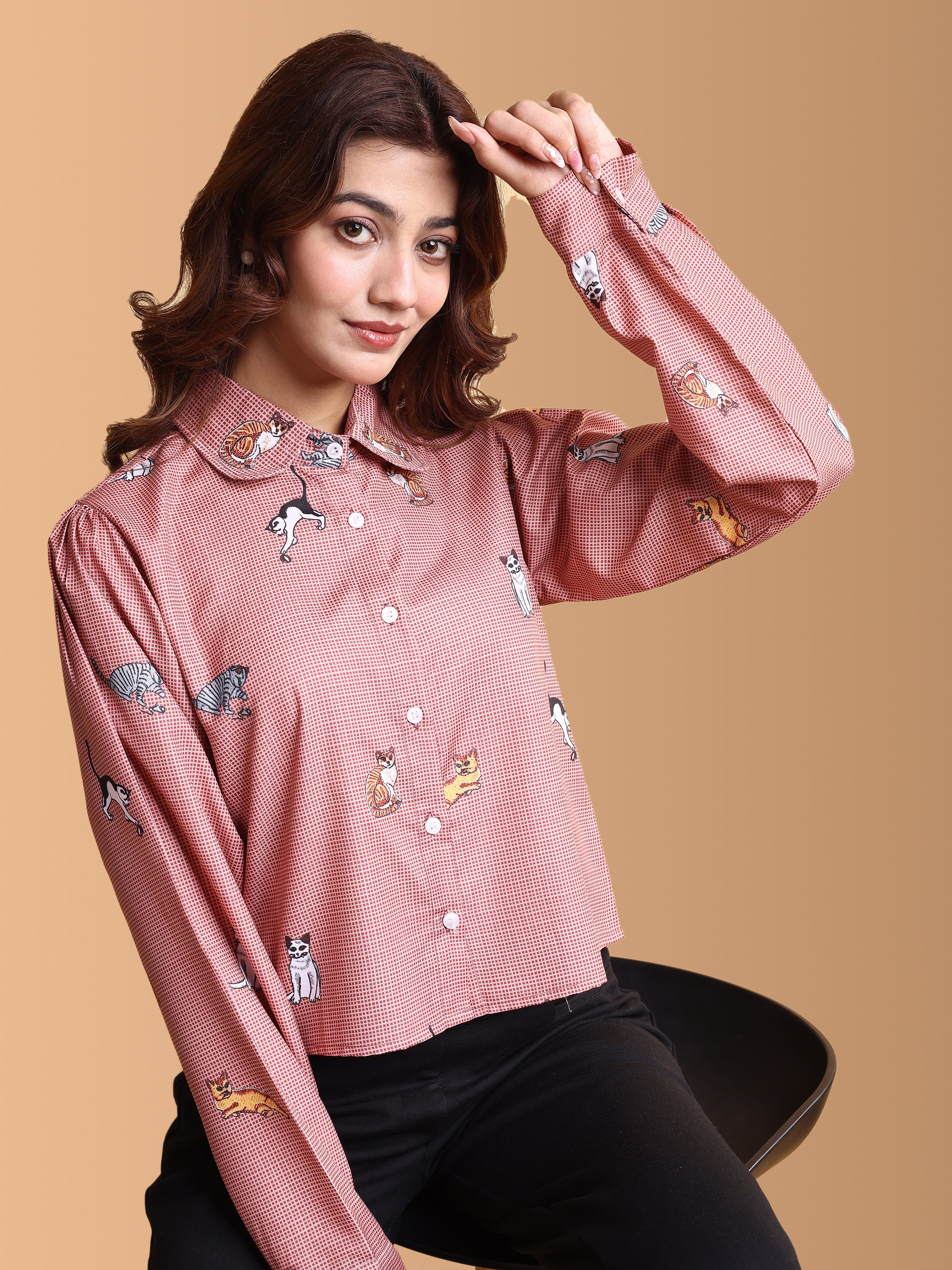 Women Animal Printed Shirt