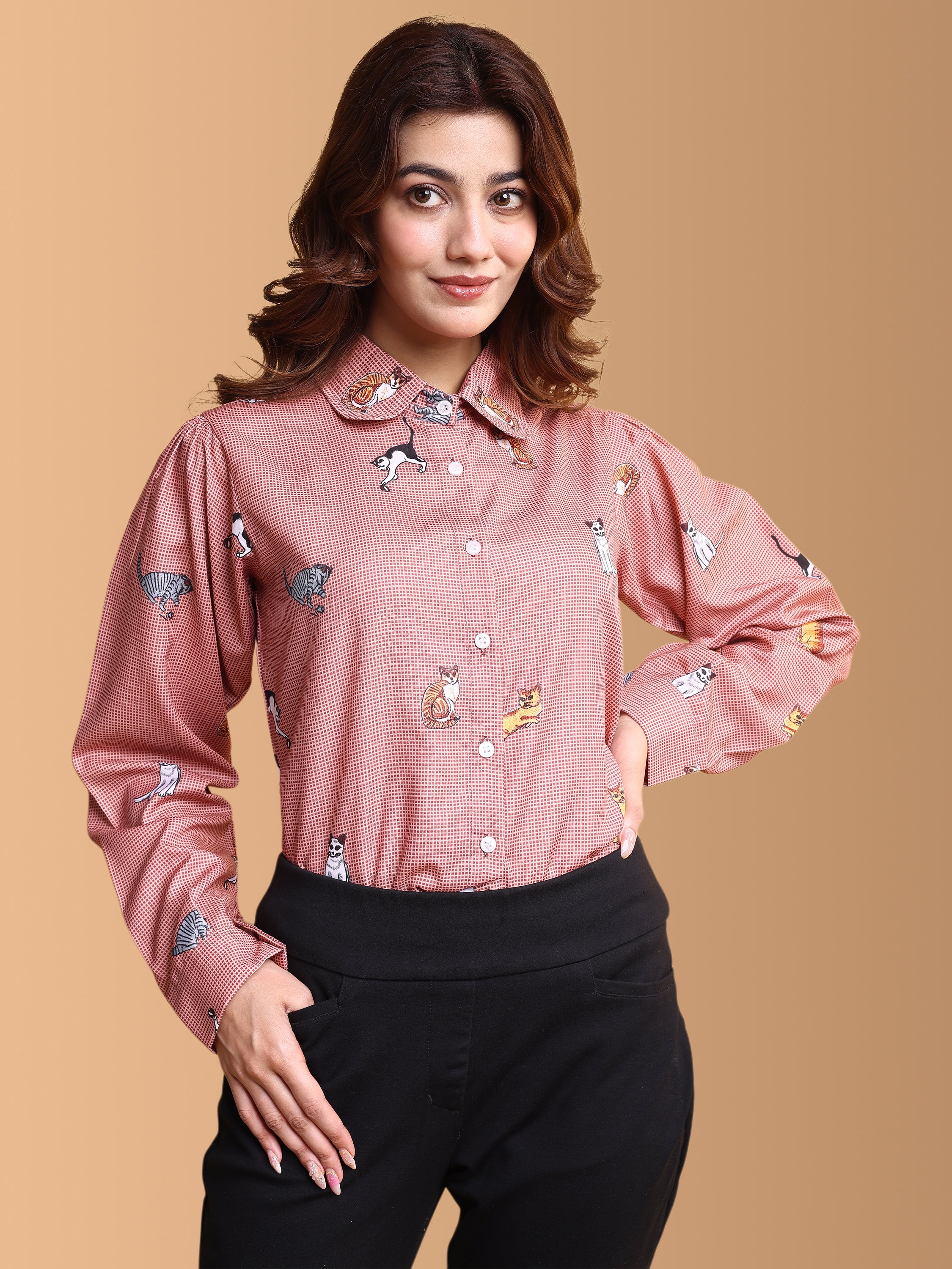 Women Animal Printed Shirt