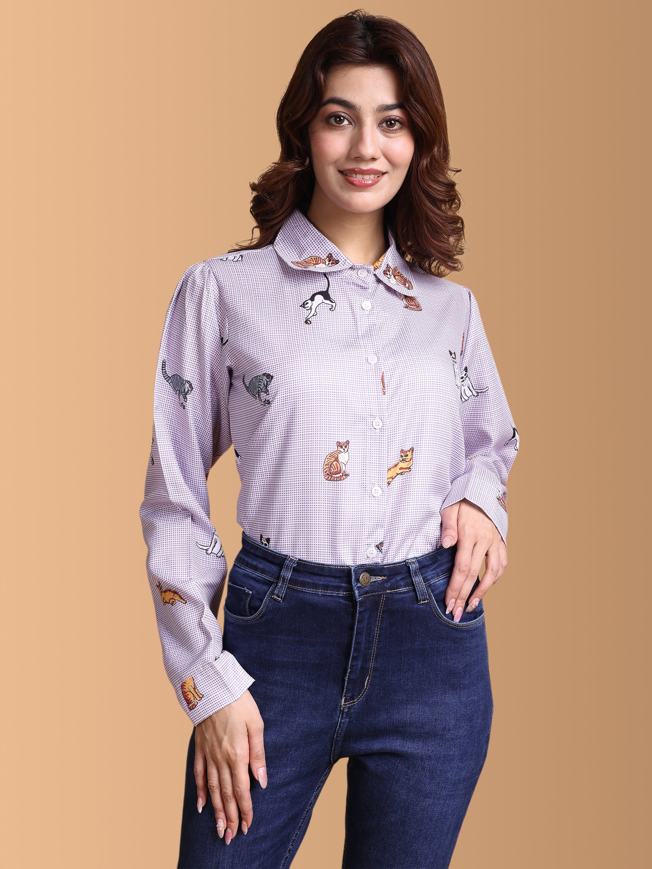 Women Animal Printed Shirt