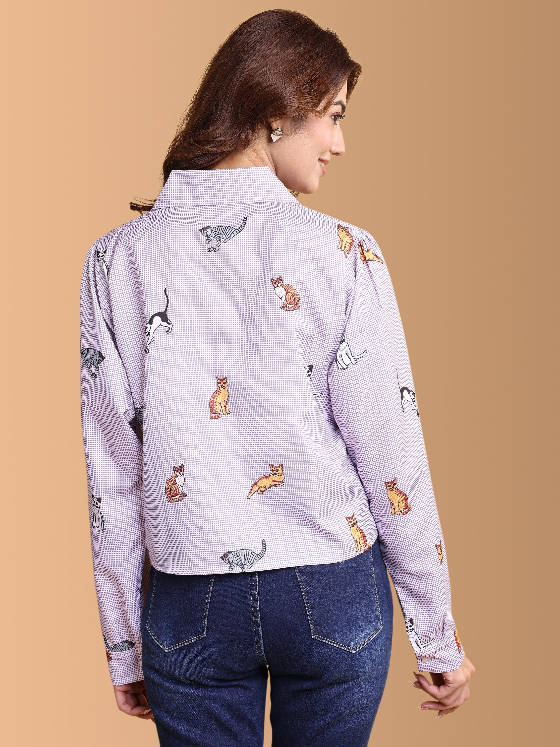 Women Animal Printed Shirt