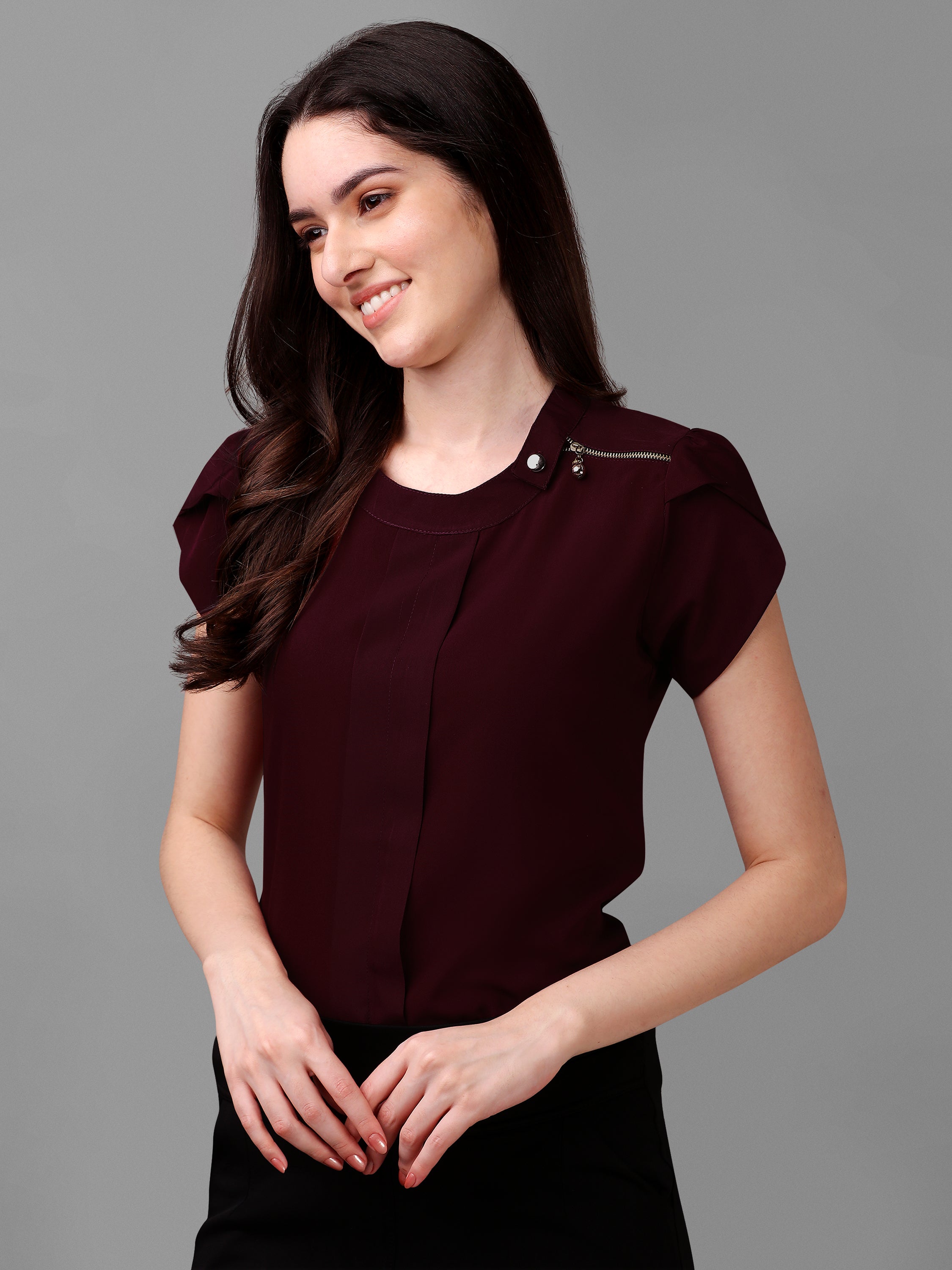 Women Soft American Crepe Western Top for women