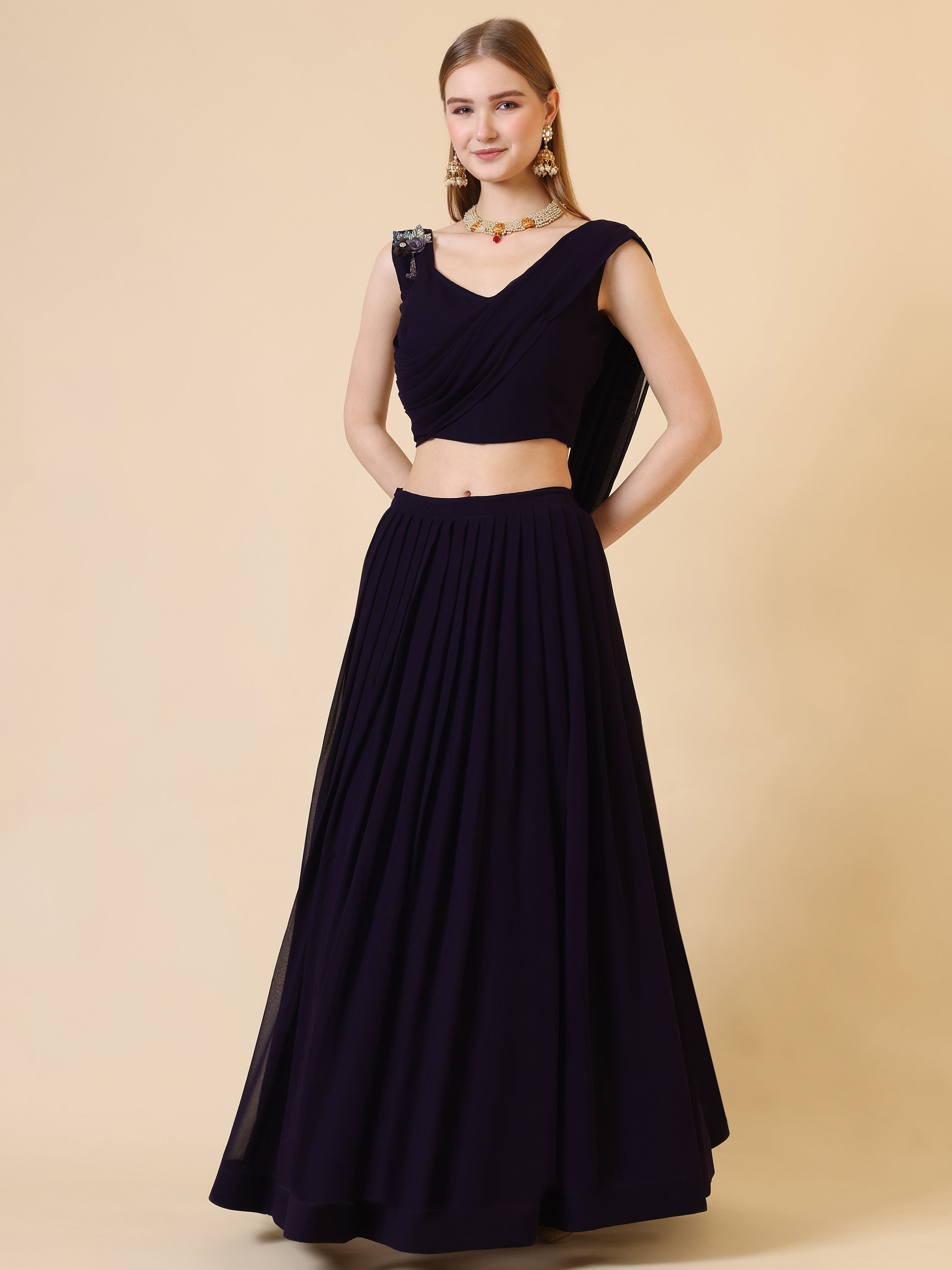 Ready to Wear Lehenga Choli Three Piece Set