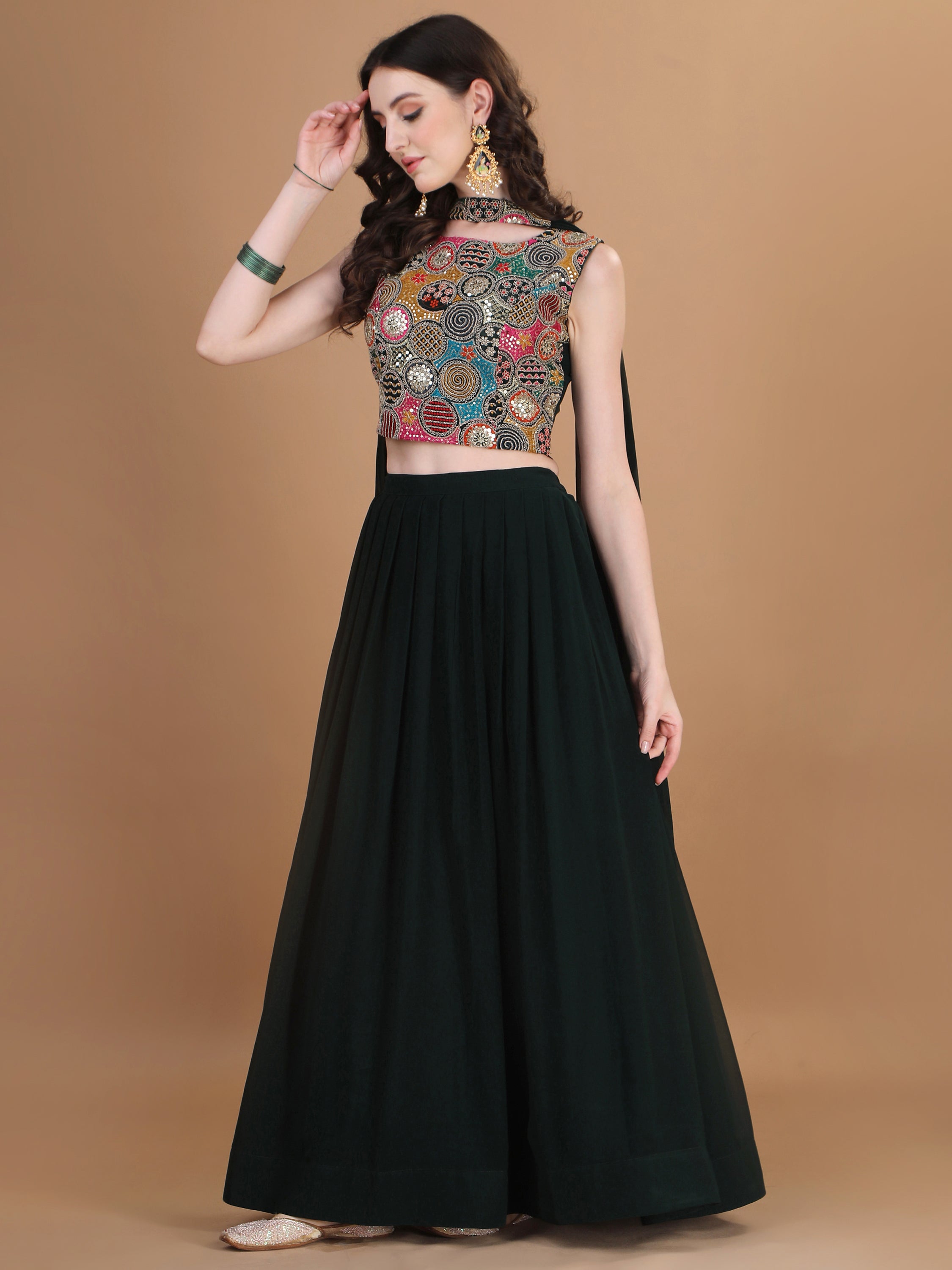 Ready to Wear Lehenga Choli Three Piece Set