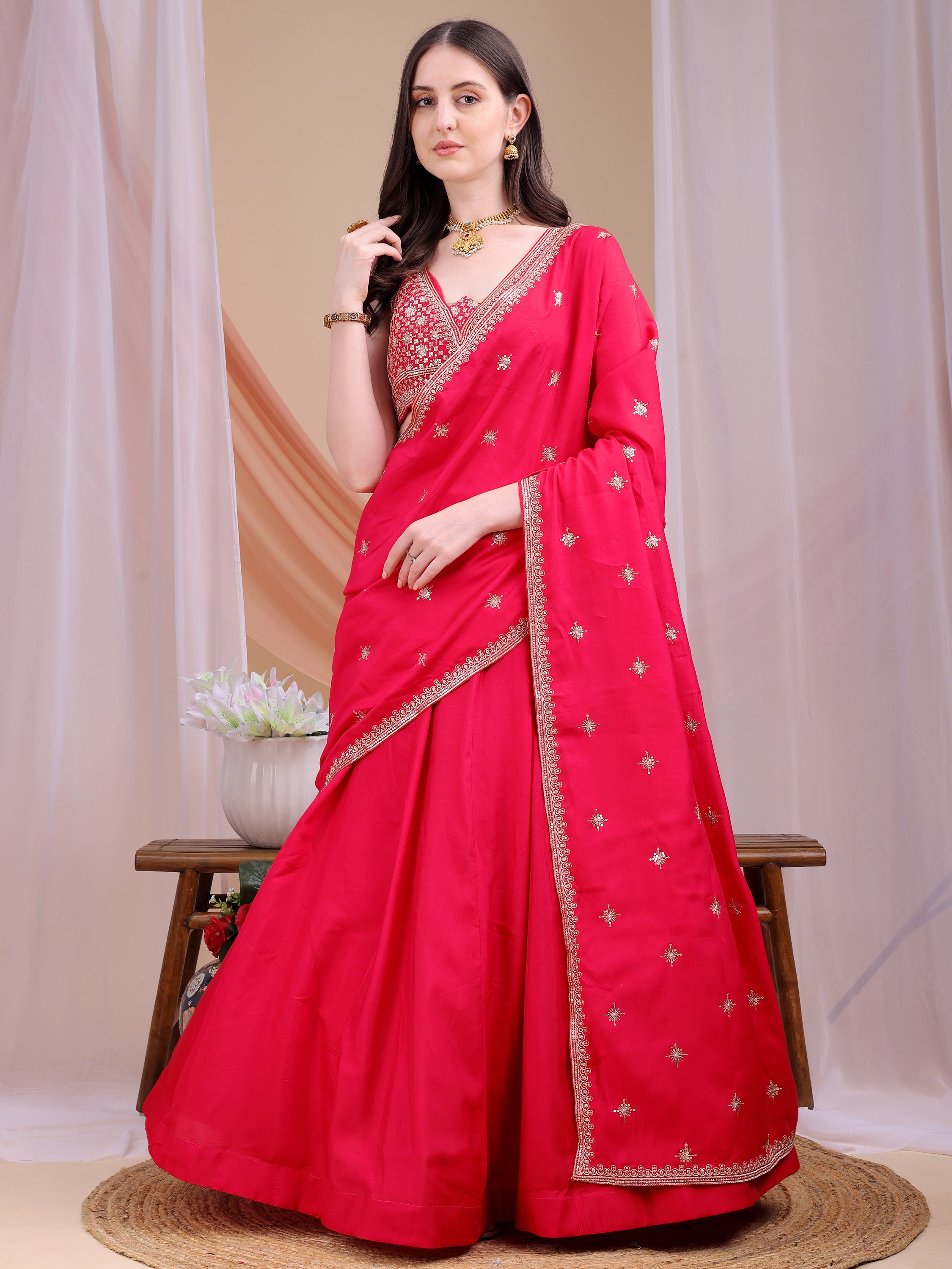 Ready to Wear Lehenga Choli Three Piece Set