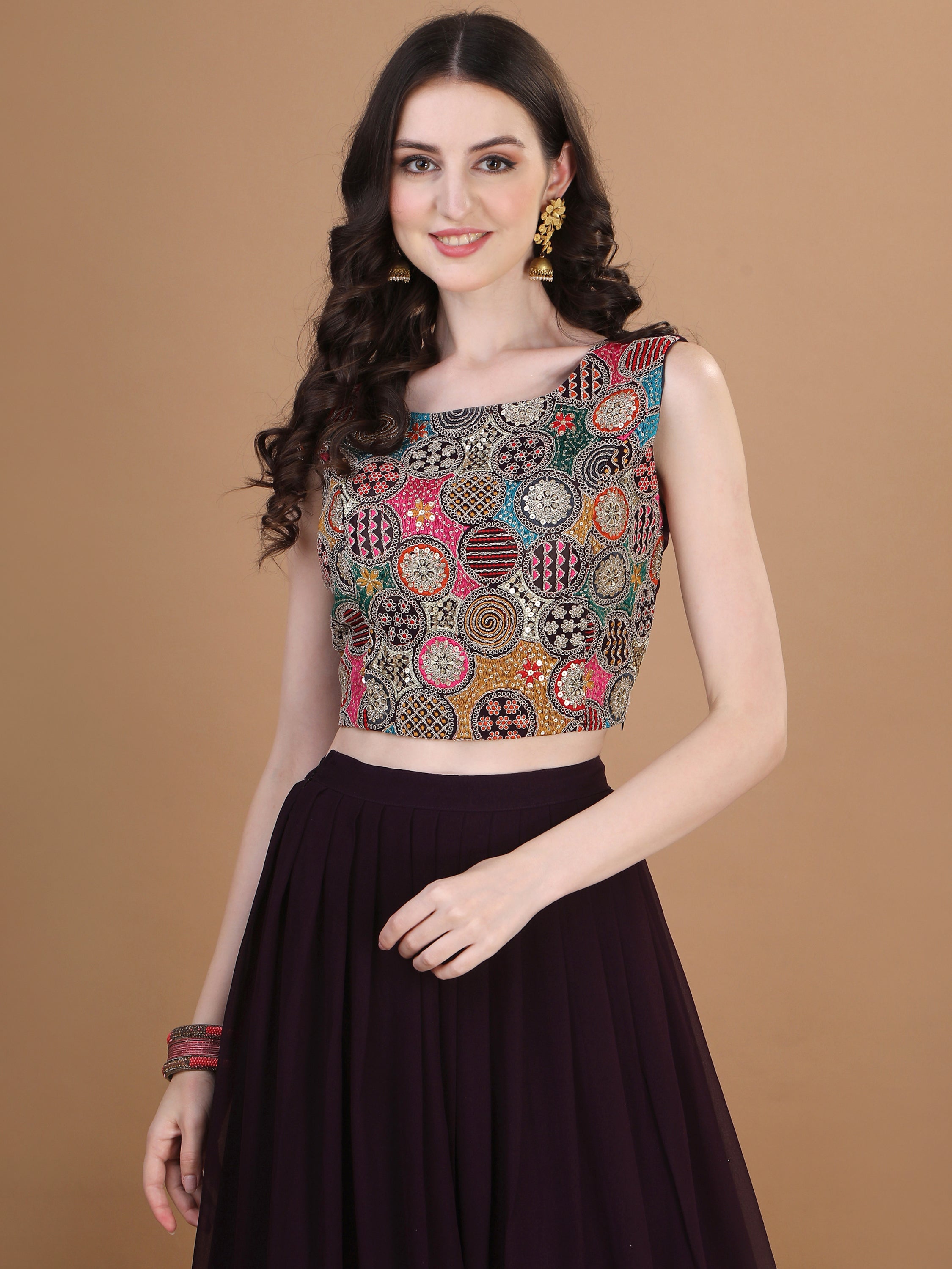 Ready to Wear Lehenga Choli Three Piece Set