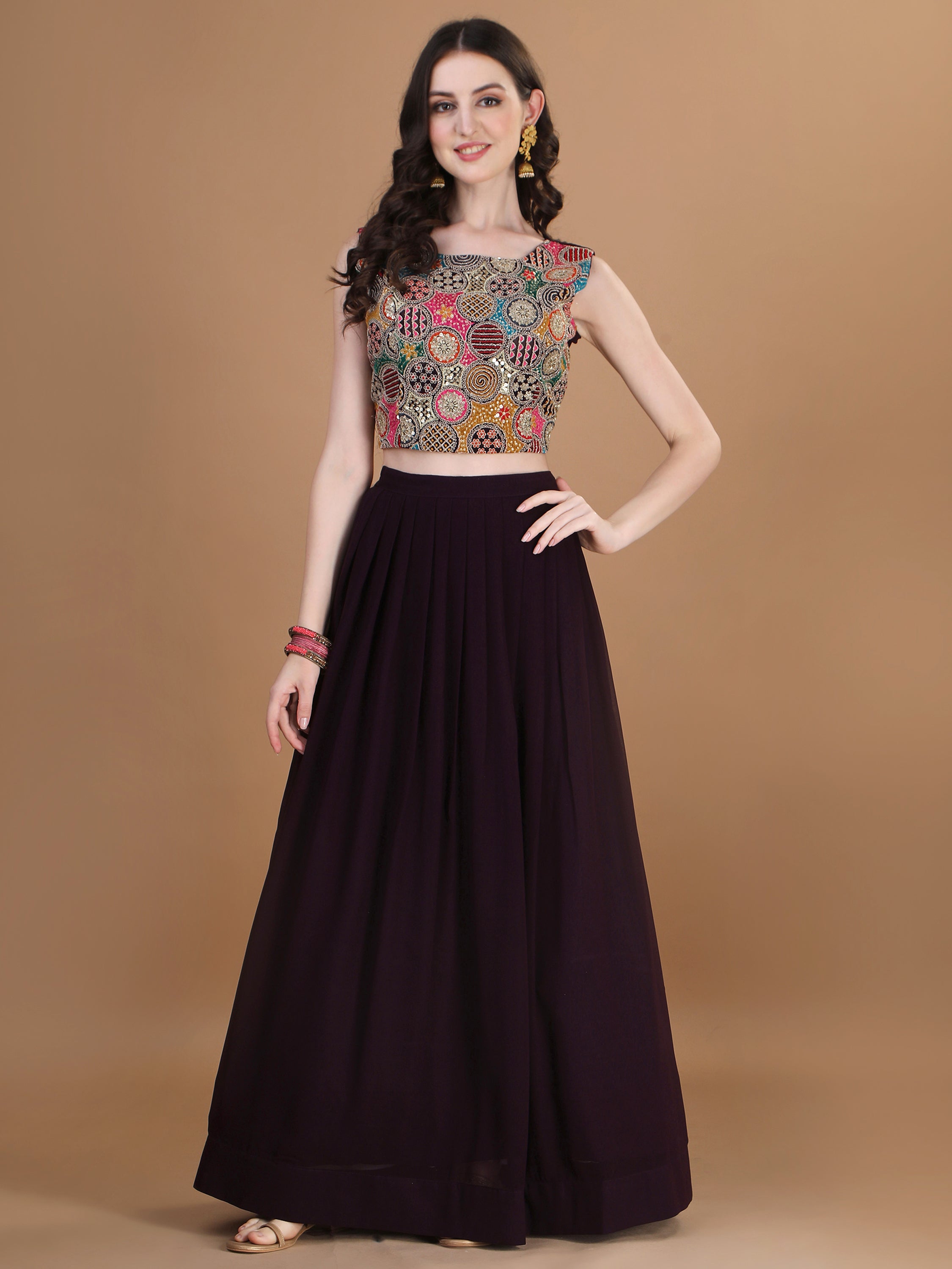 Ready to Wear Lehenga Choli Three Piece Set