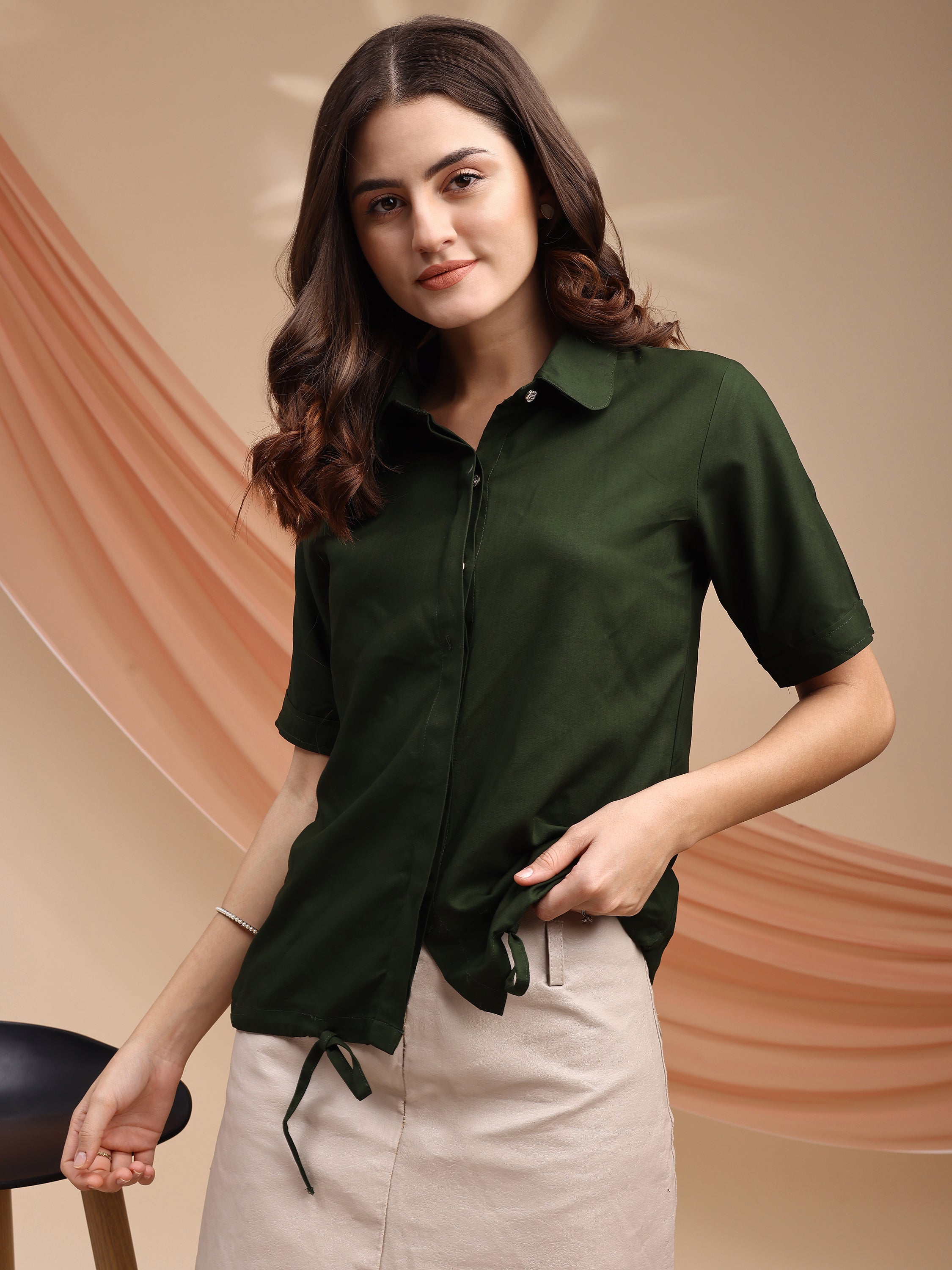 Women Solid Summer Top
