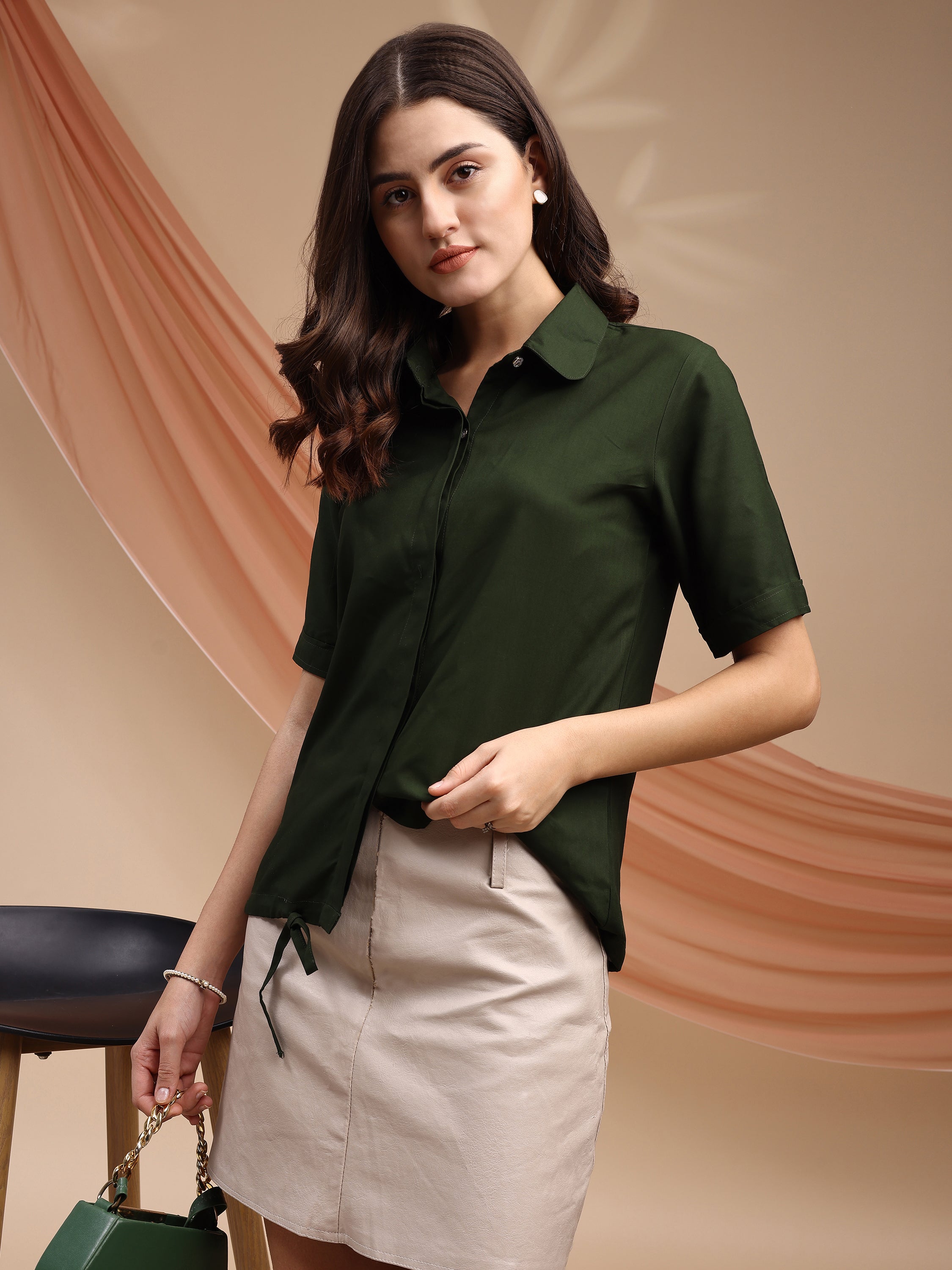 Women Solid Summer Top