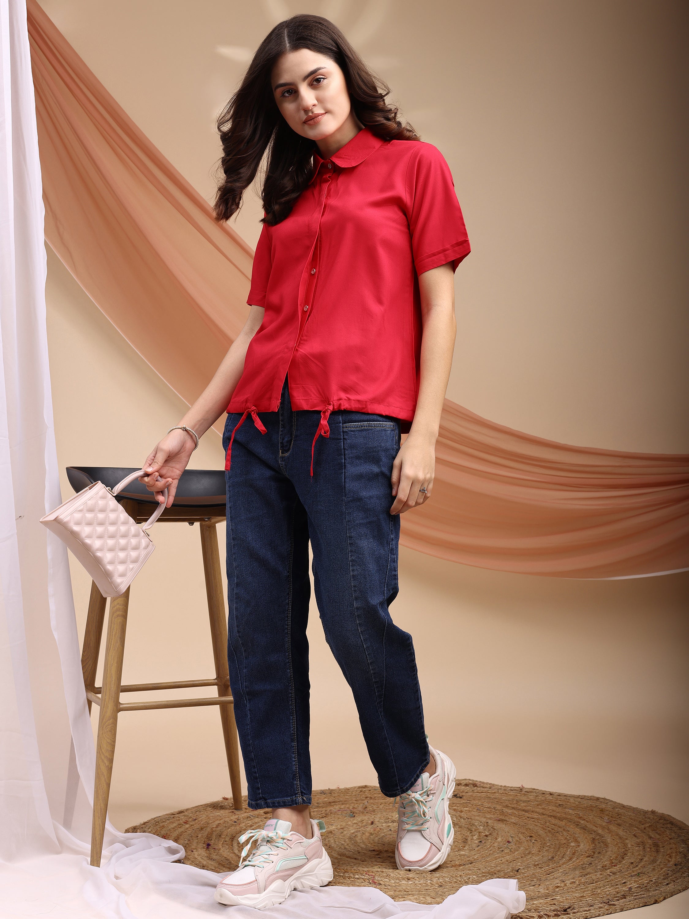 Women Solid Summer Top