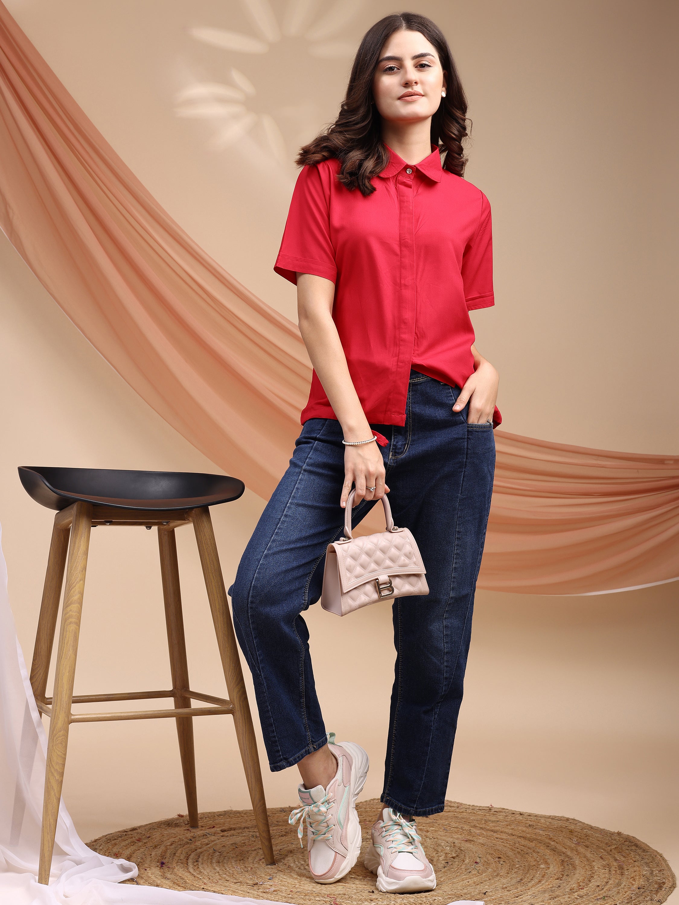 Women Solid Summer Top