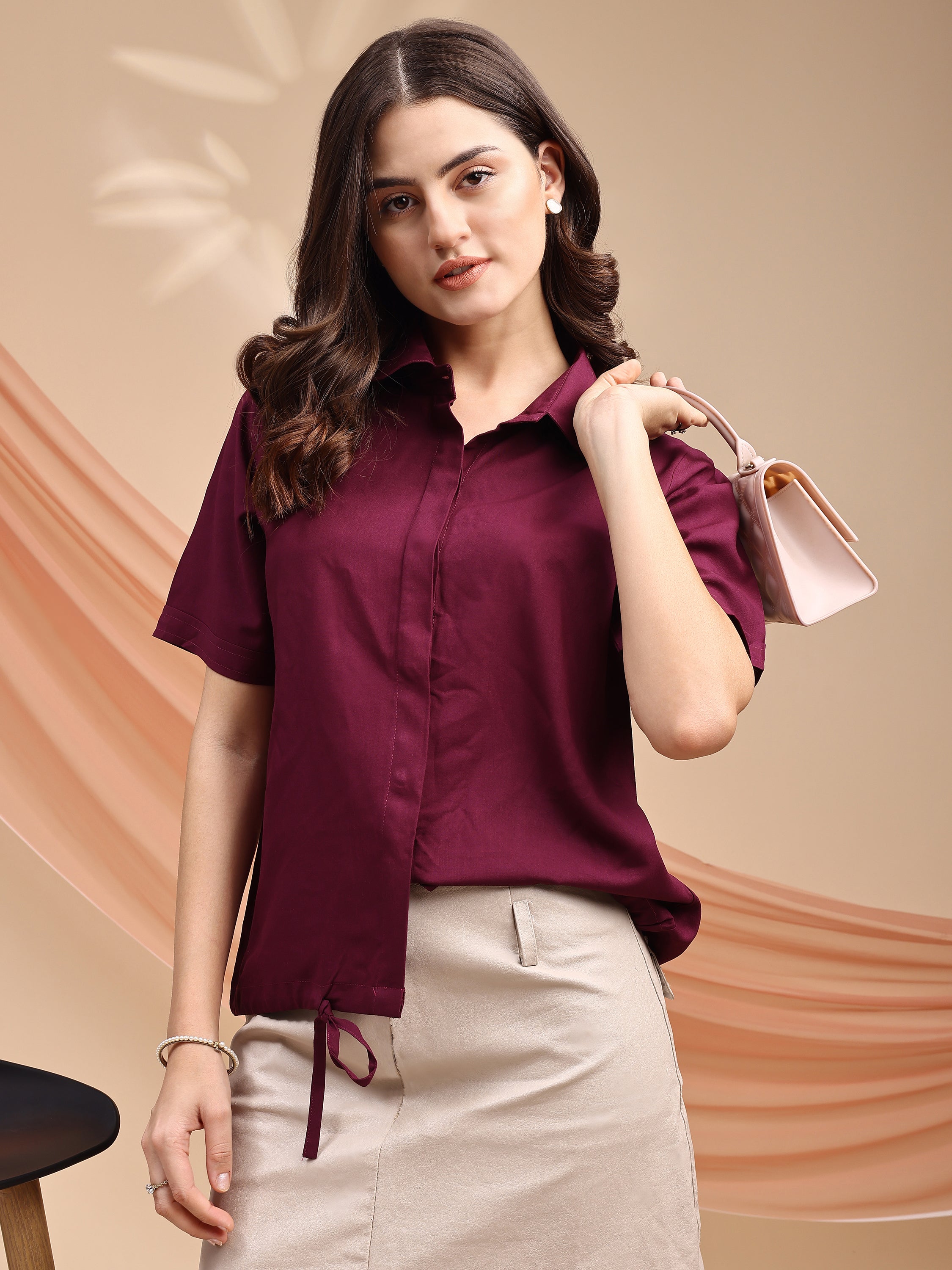 Women Solid Summer Top