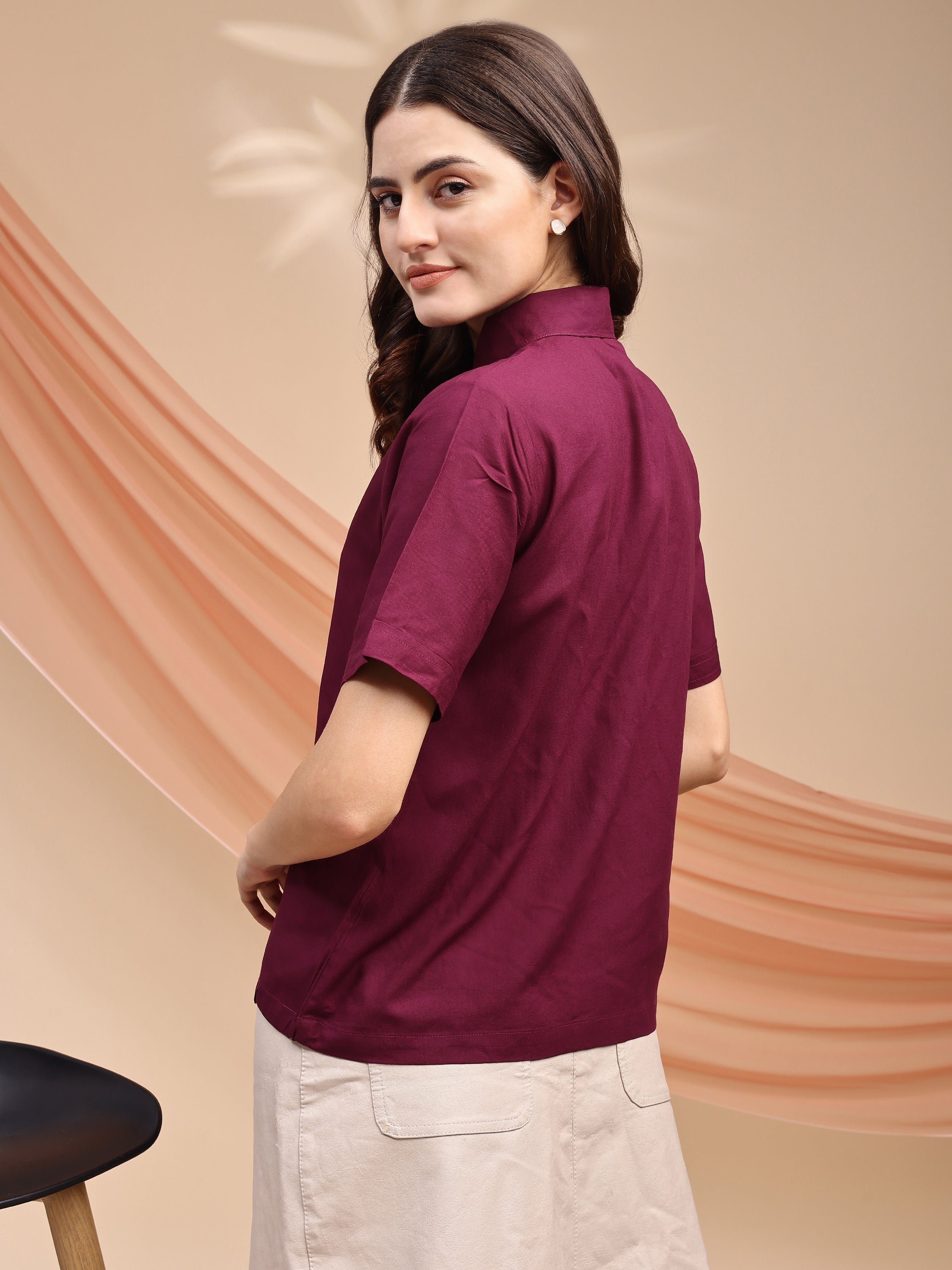 Women Solid Summer Top