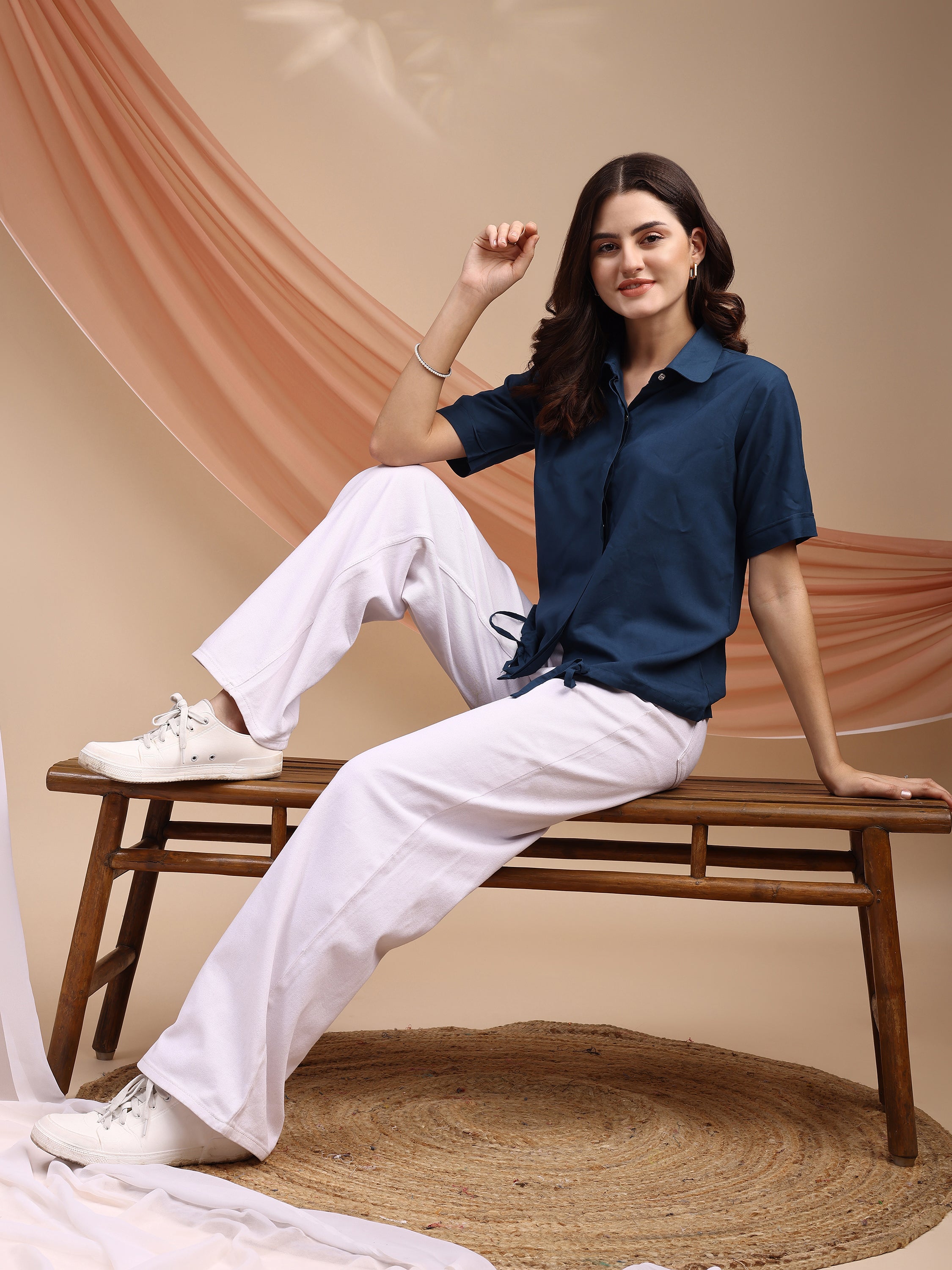 Women Solid Summer Top