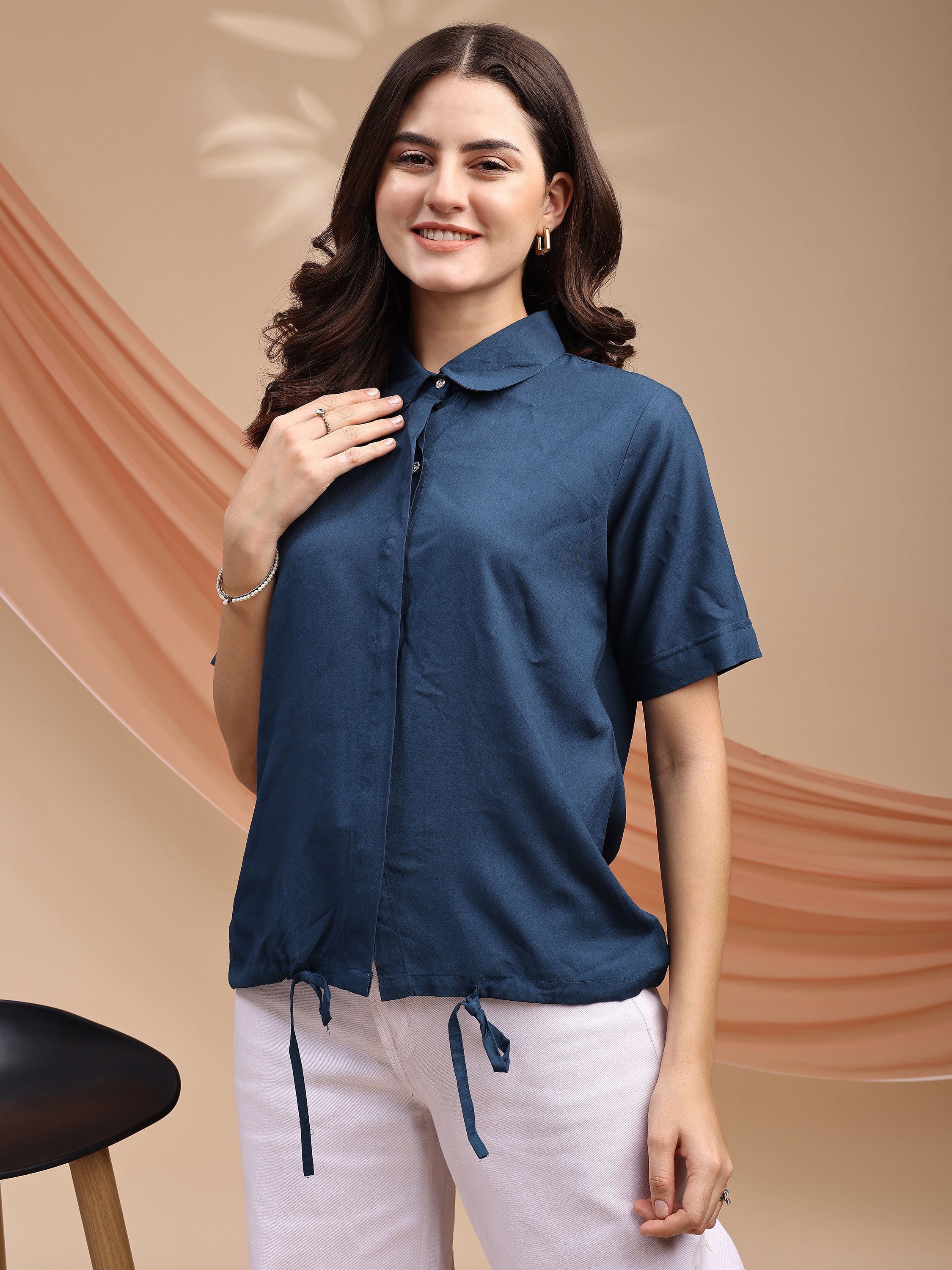 Women Solid Summer Top