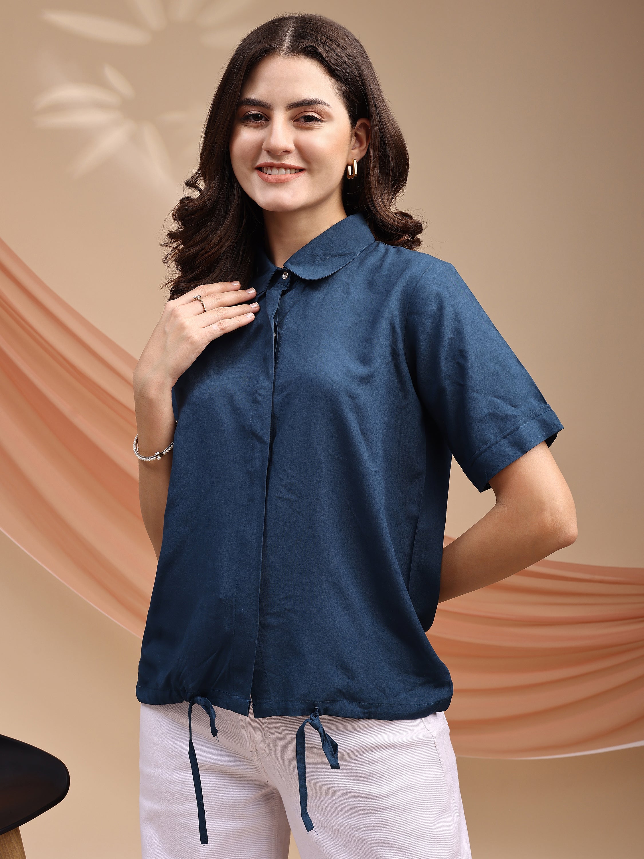 Women Solid Summer Top