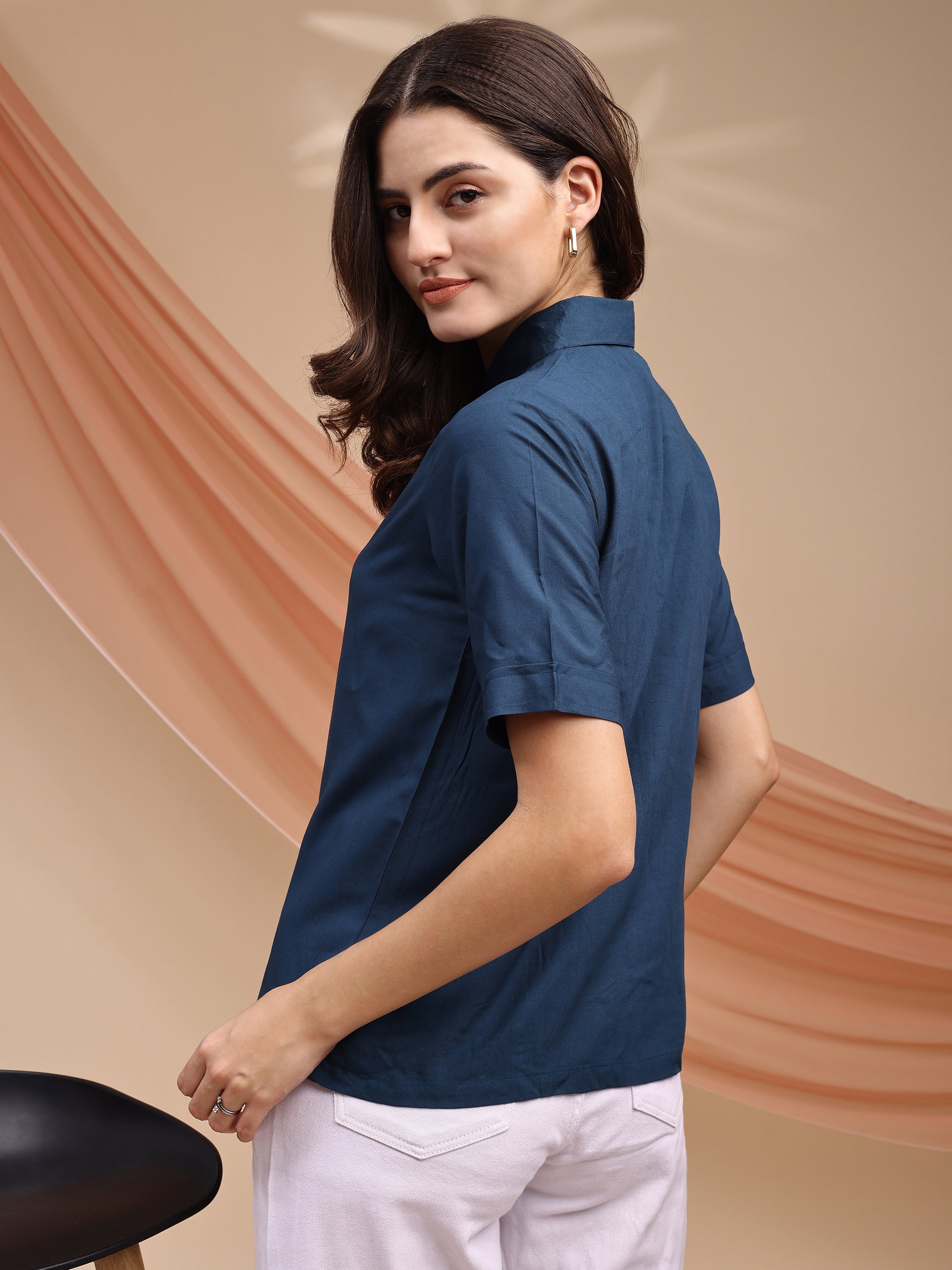 Women Solid Summer Top