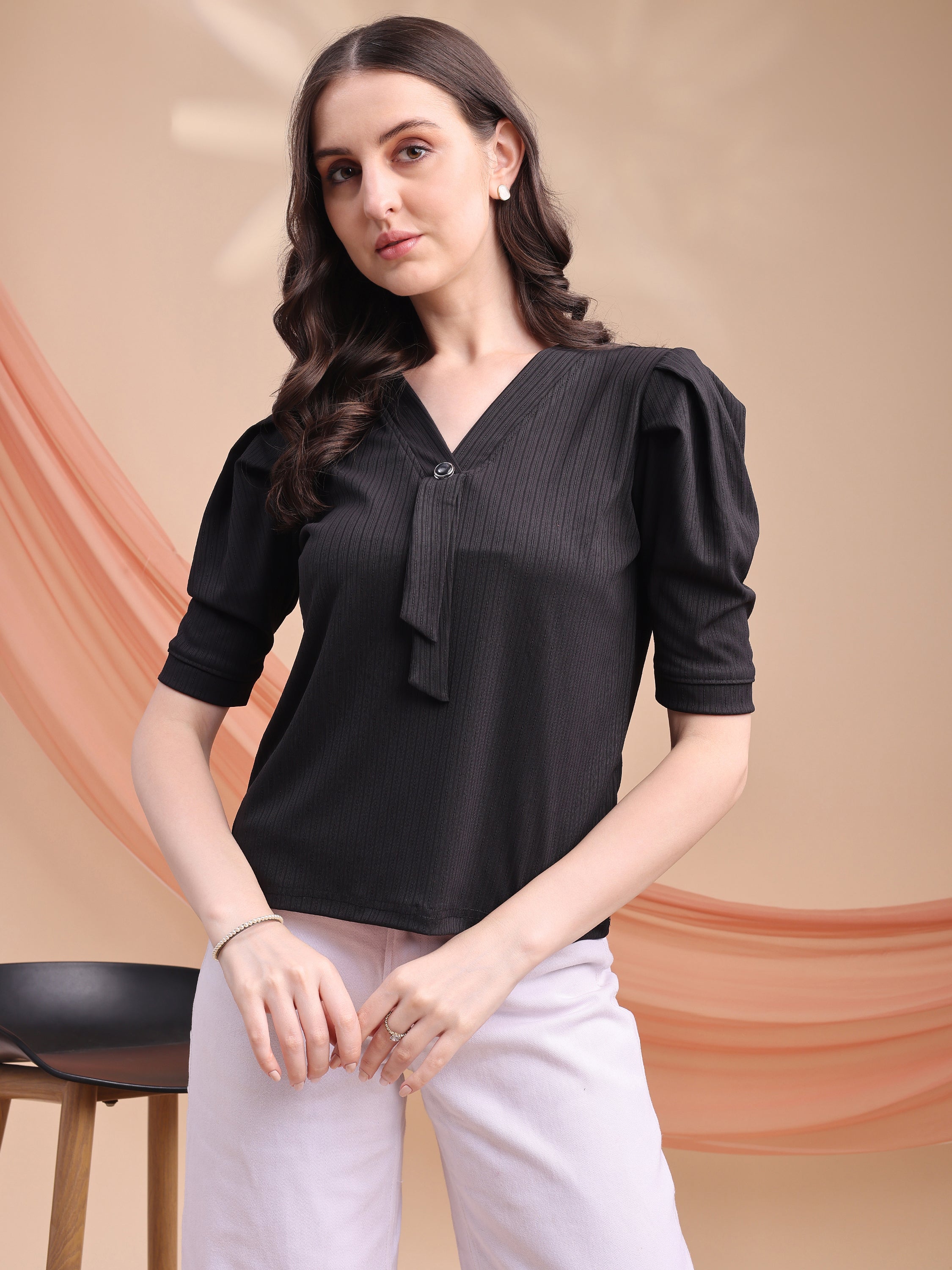 Women stretchable Casual tops