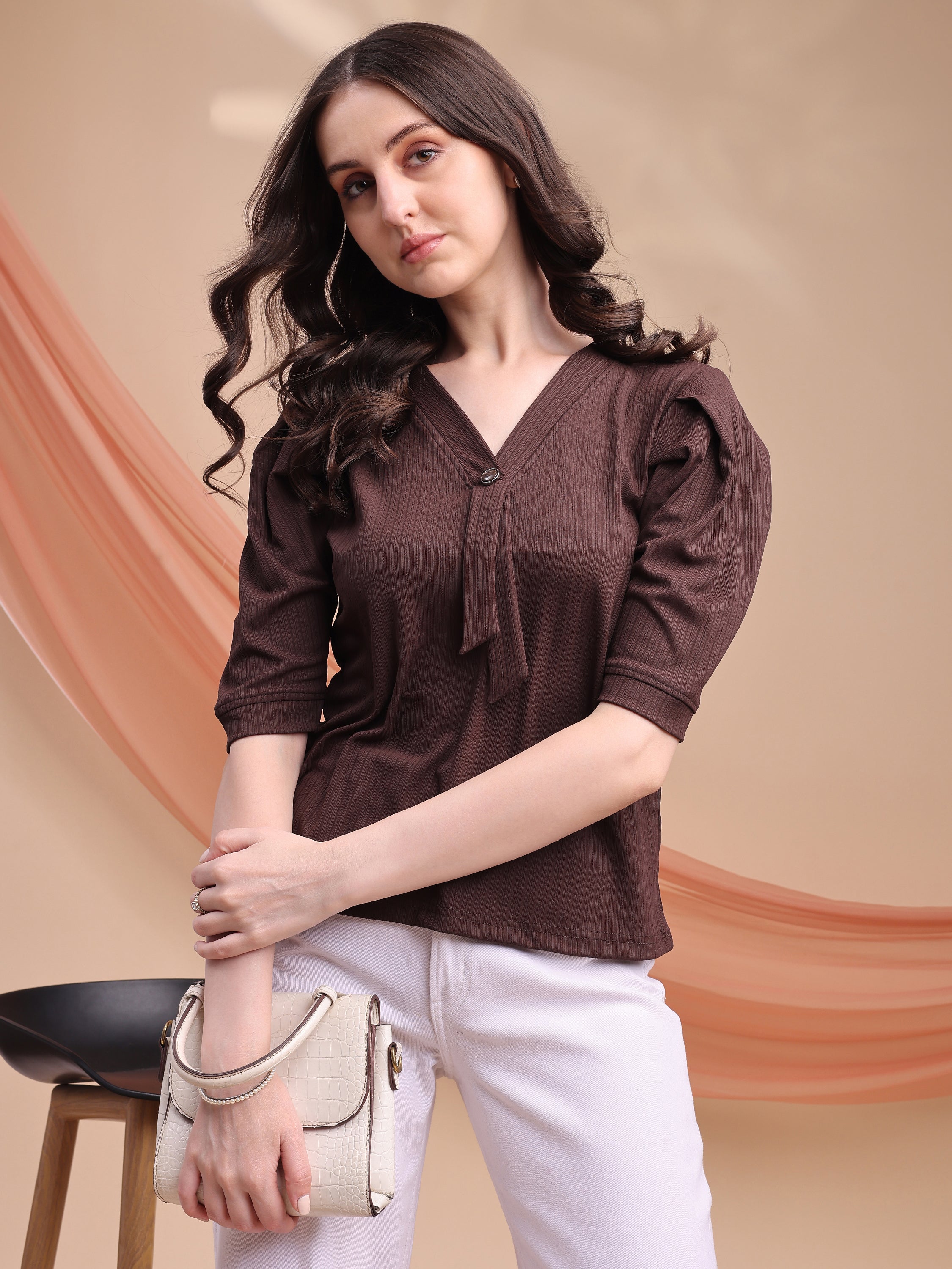 Women stretchable Casual tops