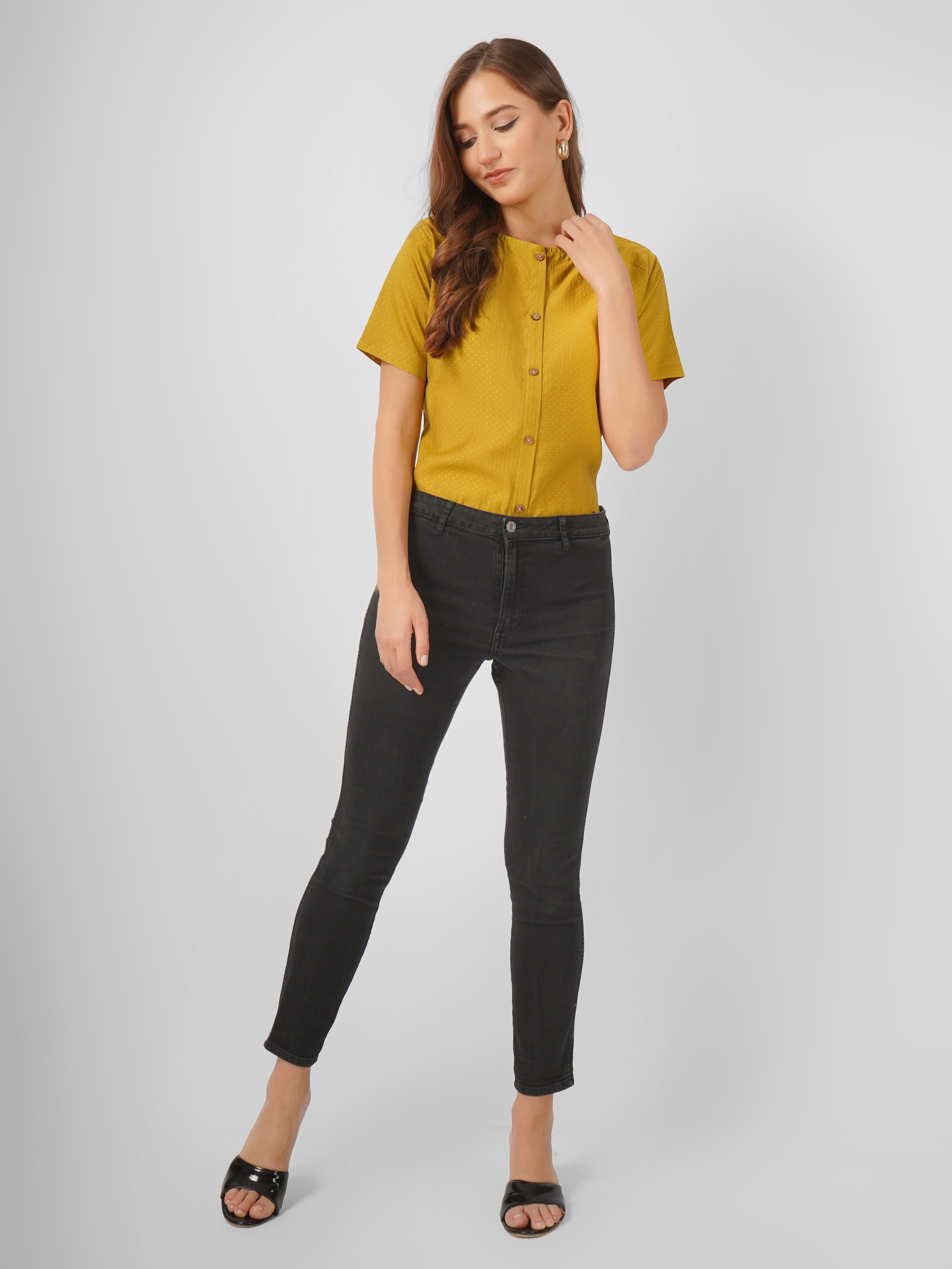 Women Solid Casual Top