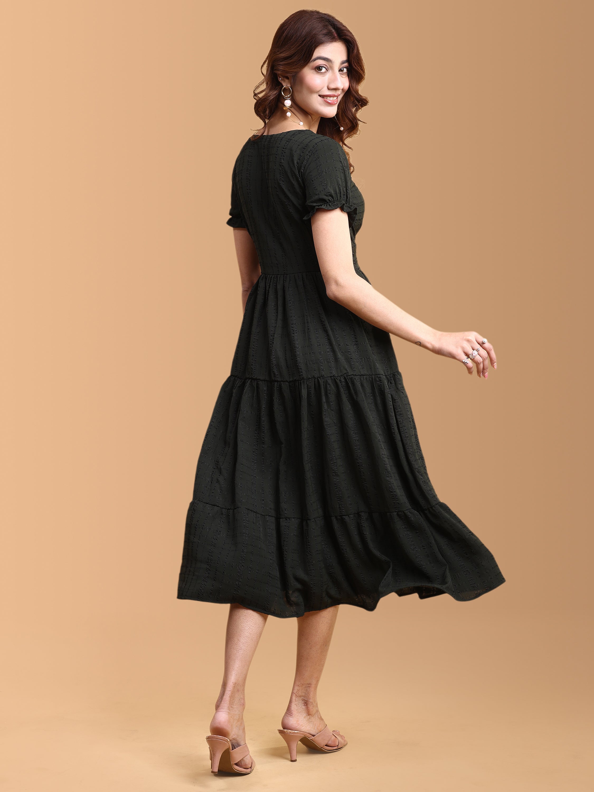 Women Fit & Flared Maxi Ethnic Dresses