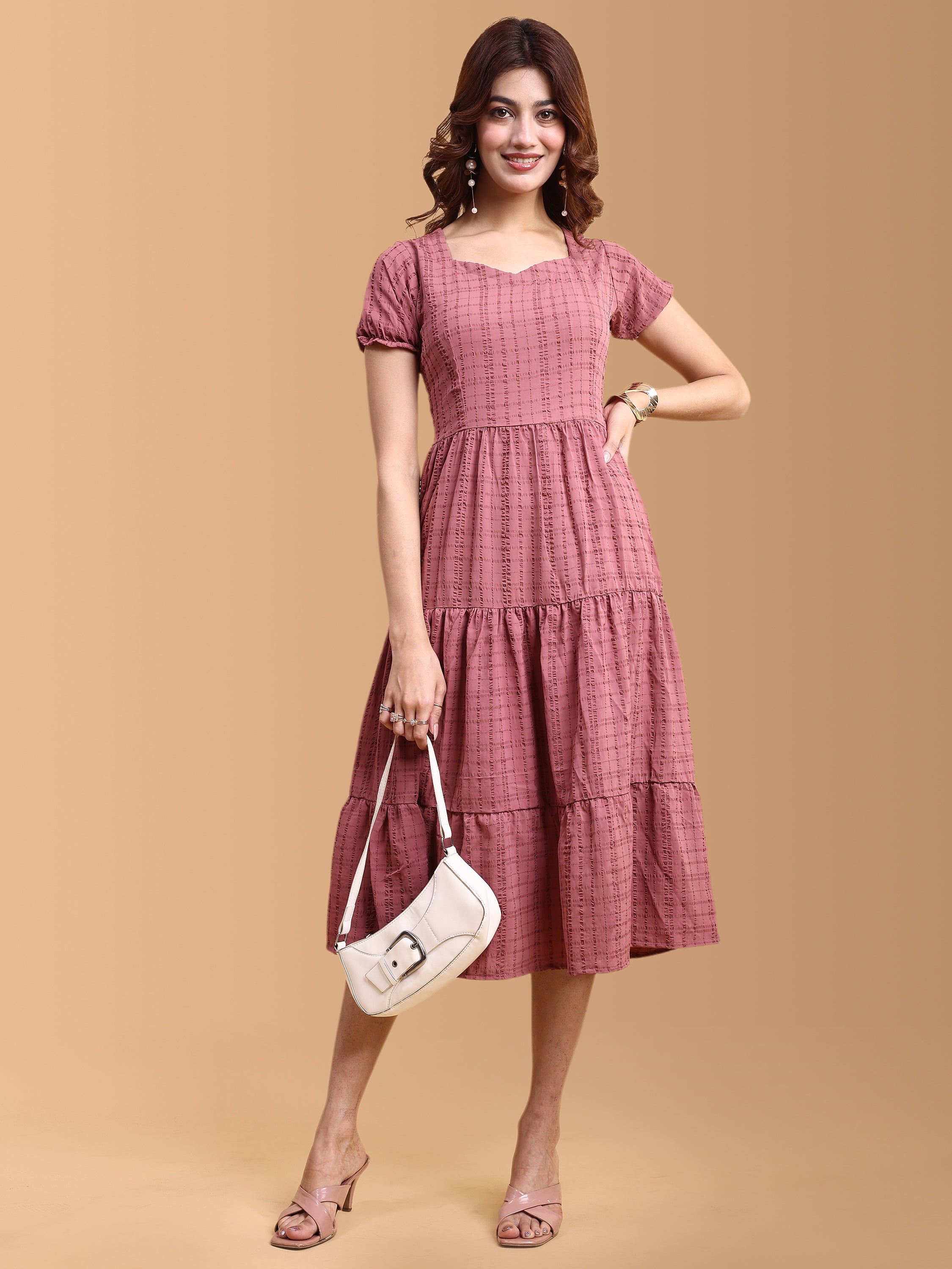 Women Fit & Flared Maxi Ethnic Dresses