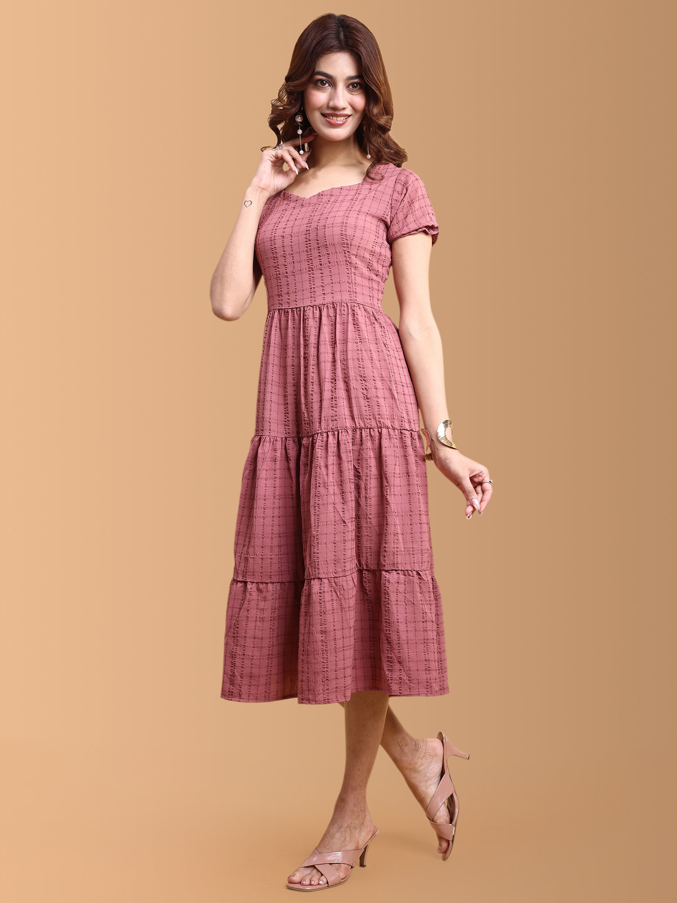 Women Fit & Flared Maxi Ethnic Dresses