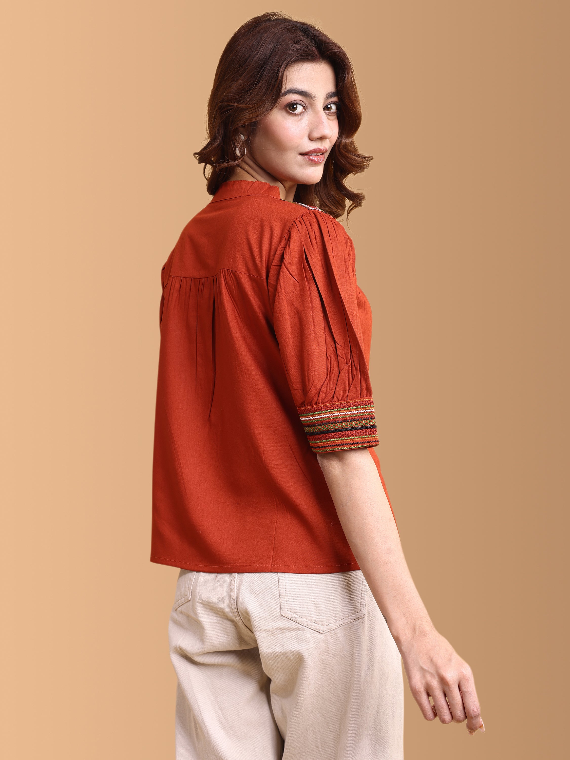 Women Embroidery Work Top