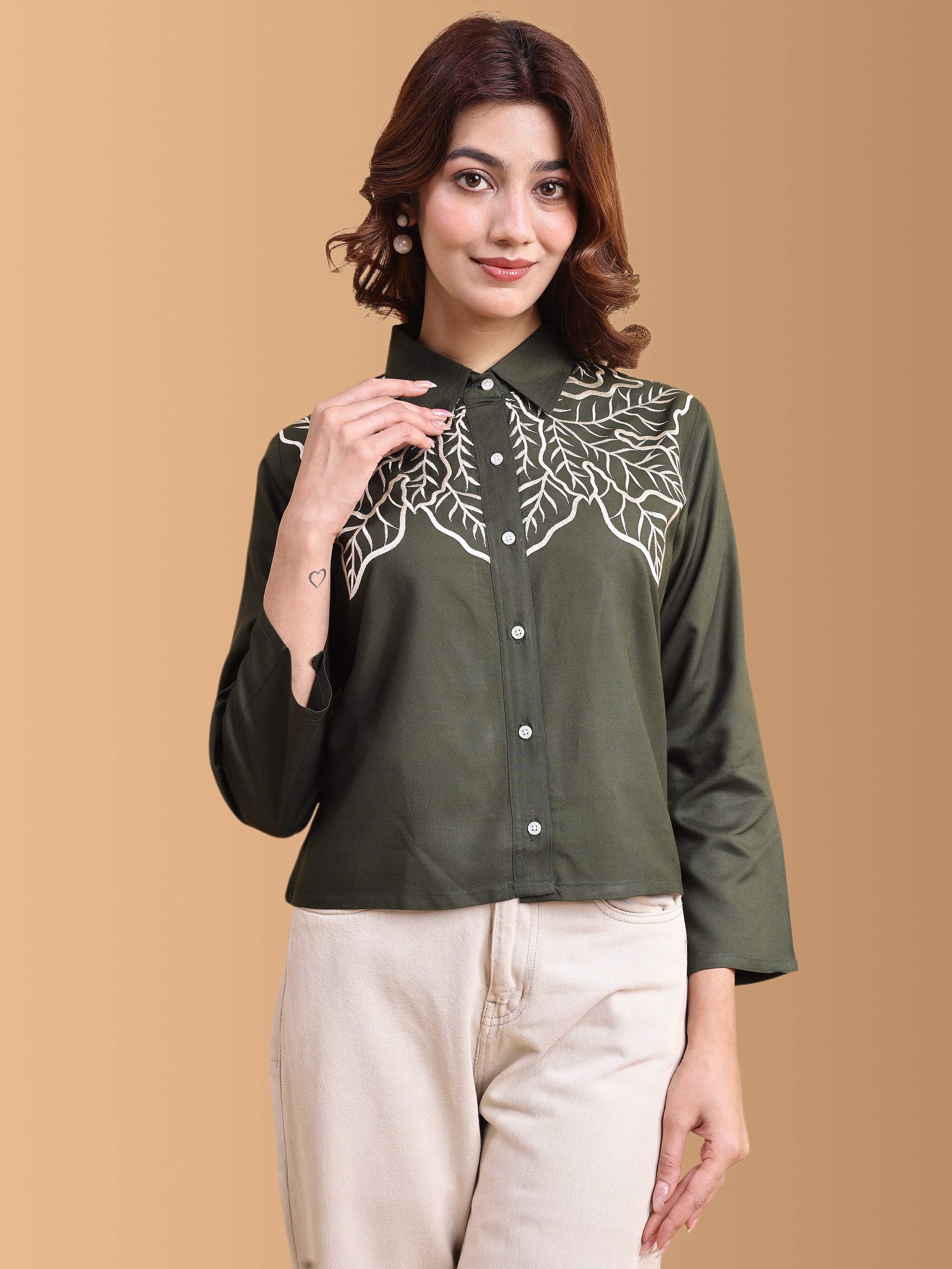 Women Embroidery Work Top