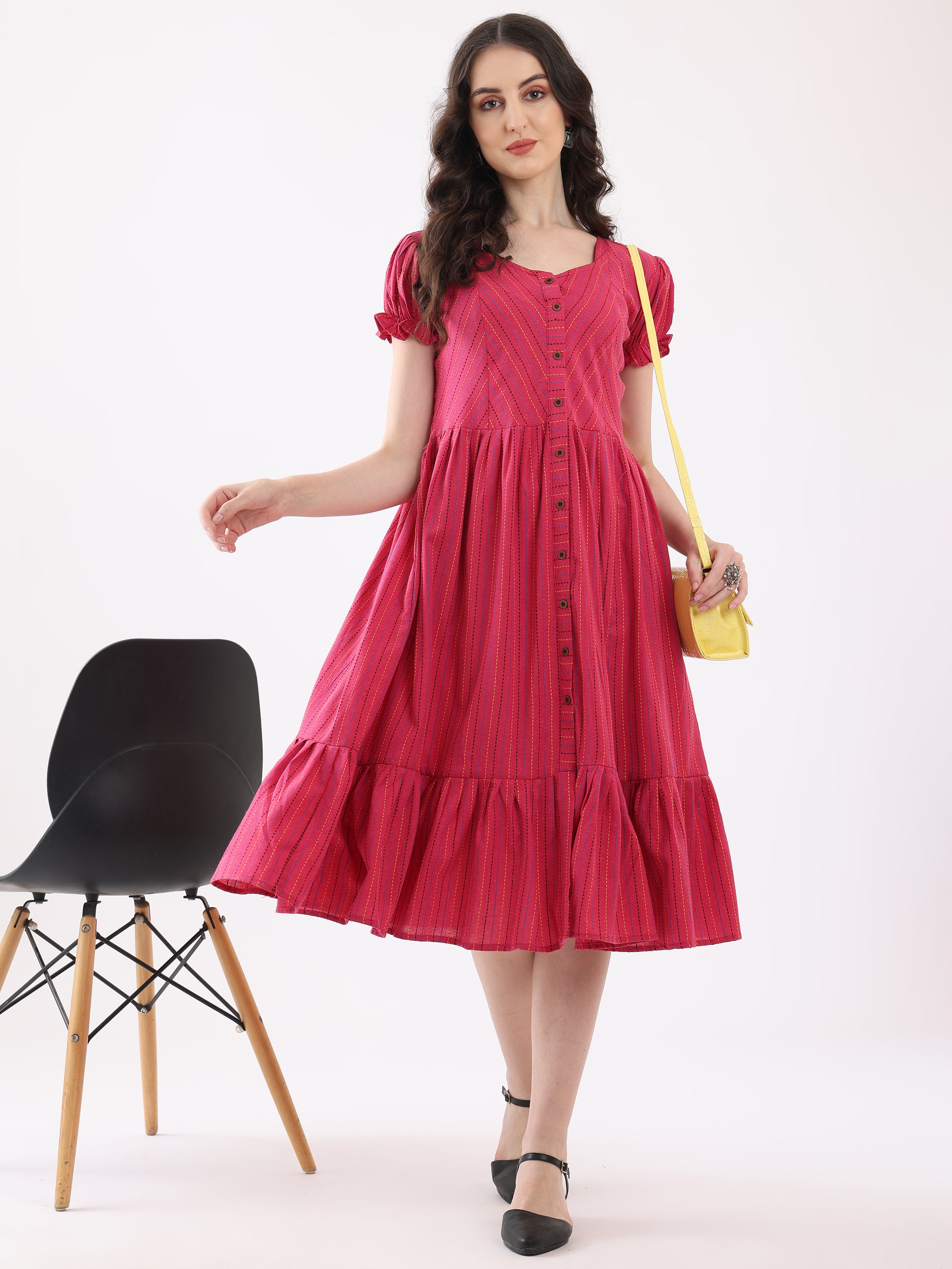 Women western Pure Cotton dress
