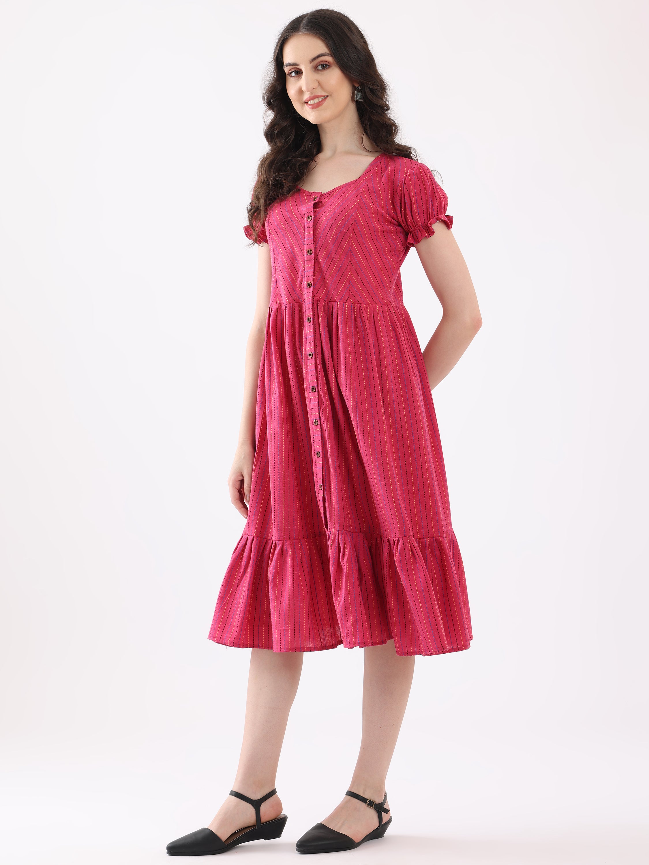 Women western Pure Cotton dress
