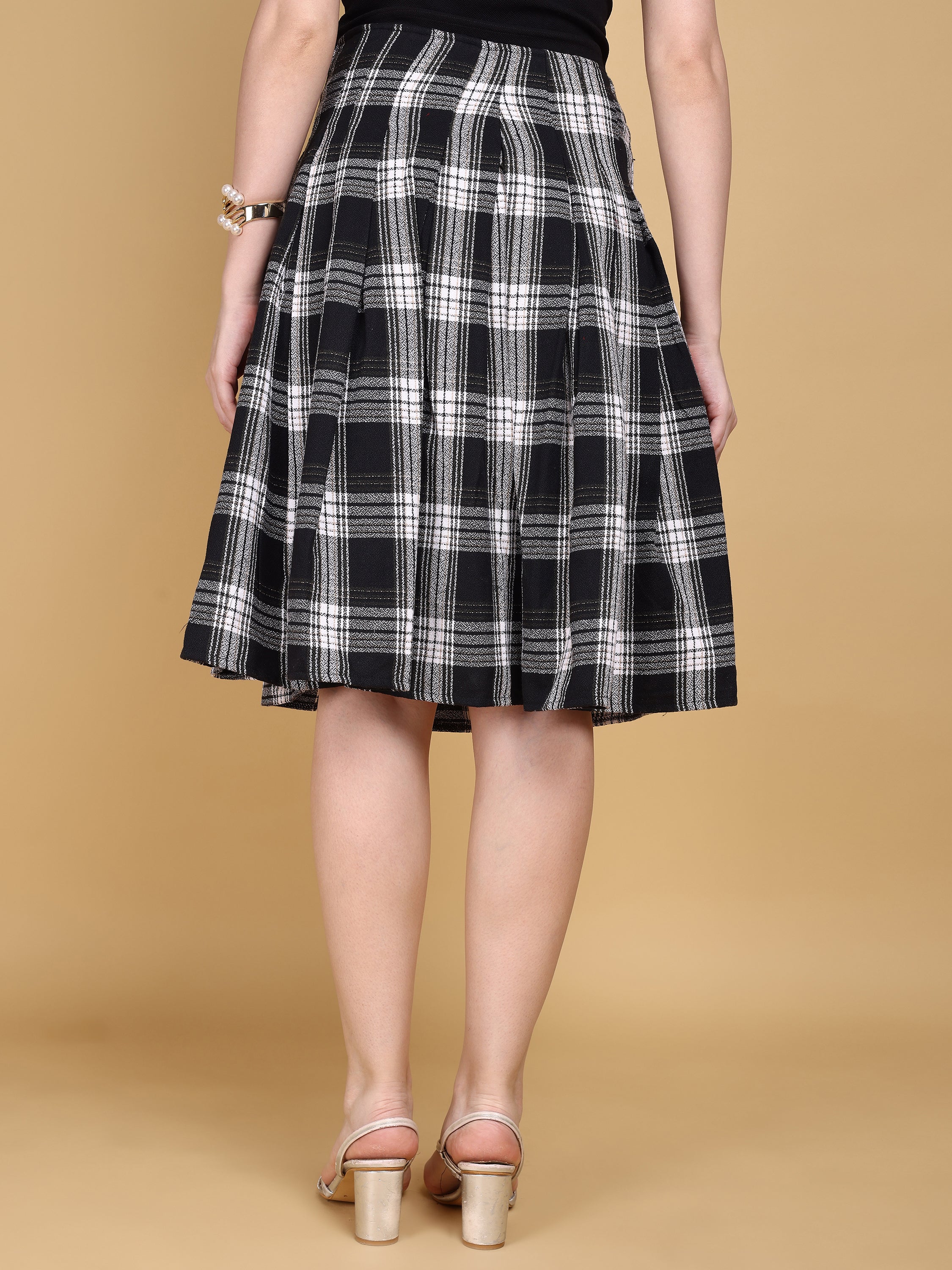 Women Flared Midi Skirt