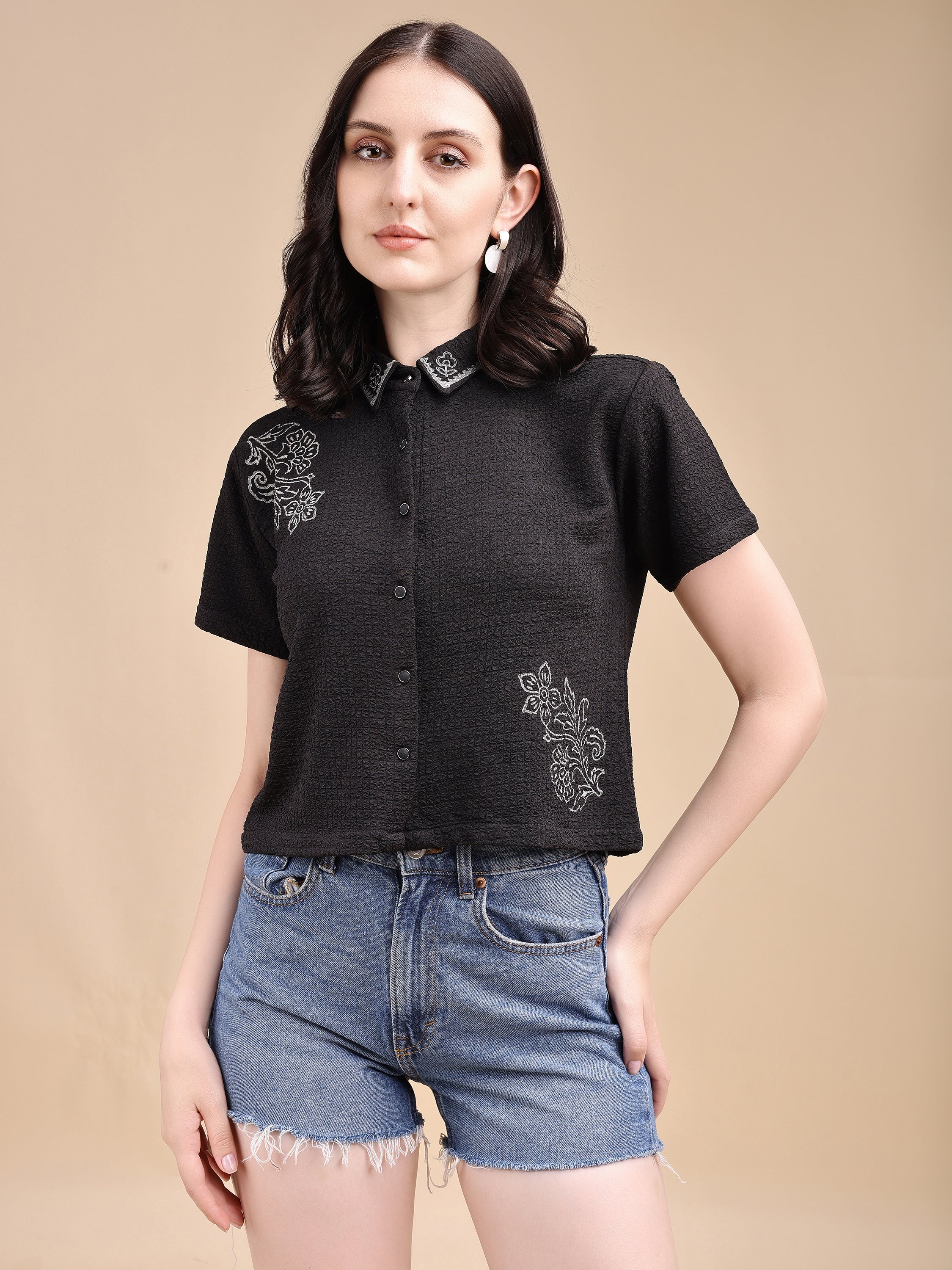 Women Block Printed Shirt