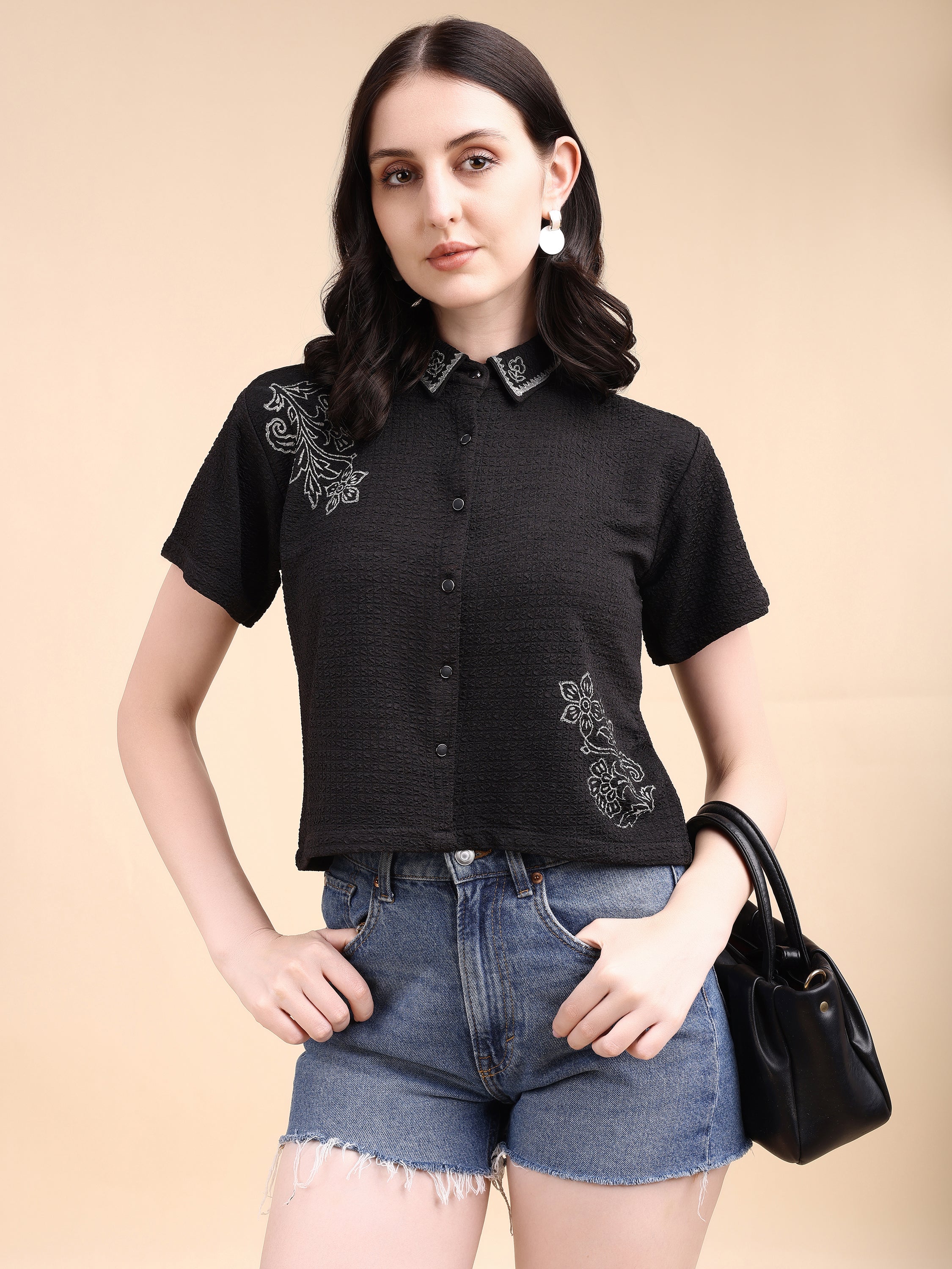 Women Block Printed Shirt