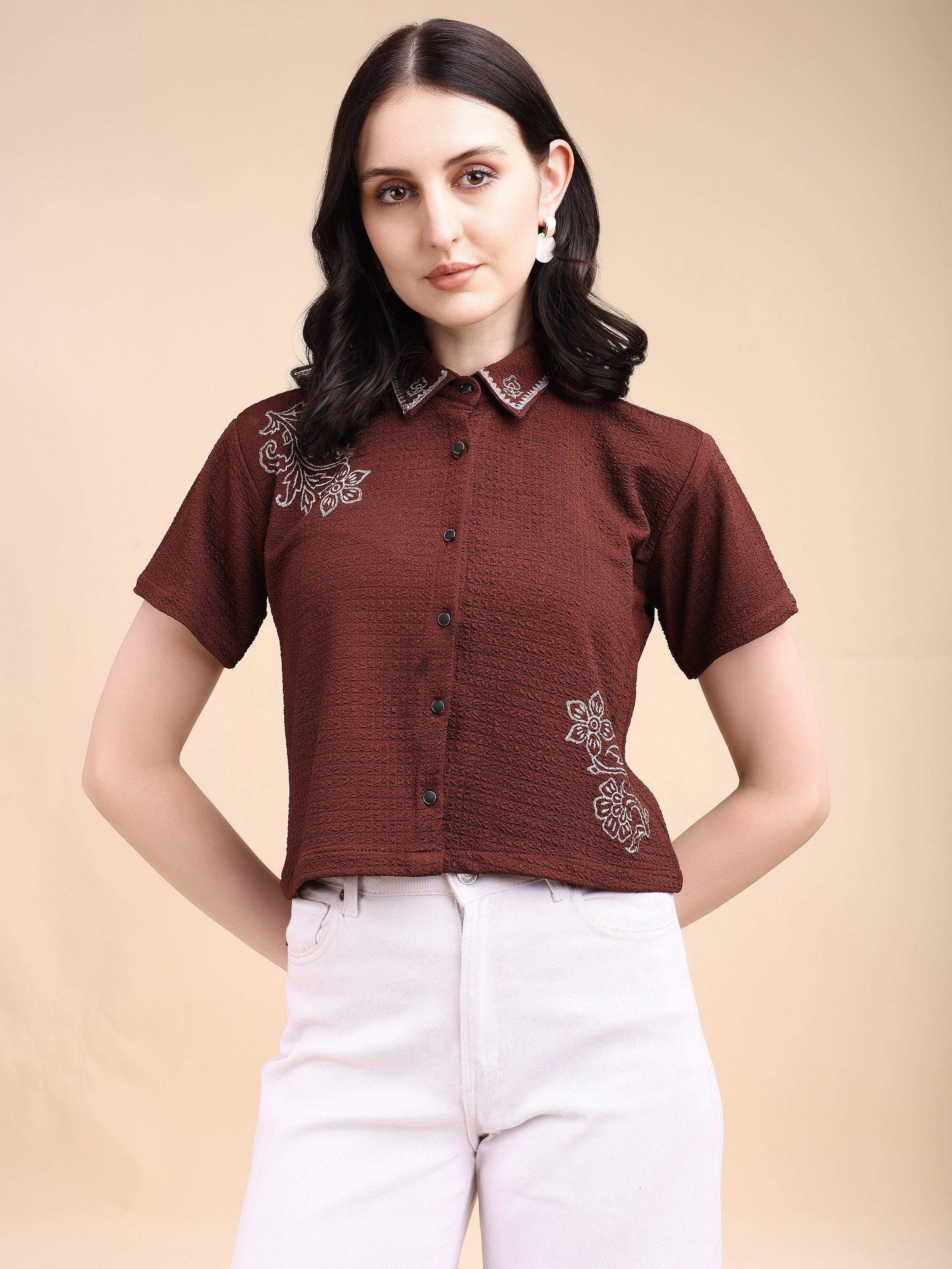 Women Block Printed Shirt