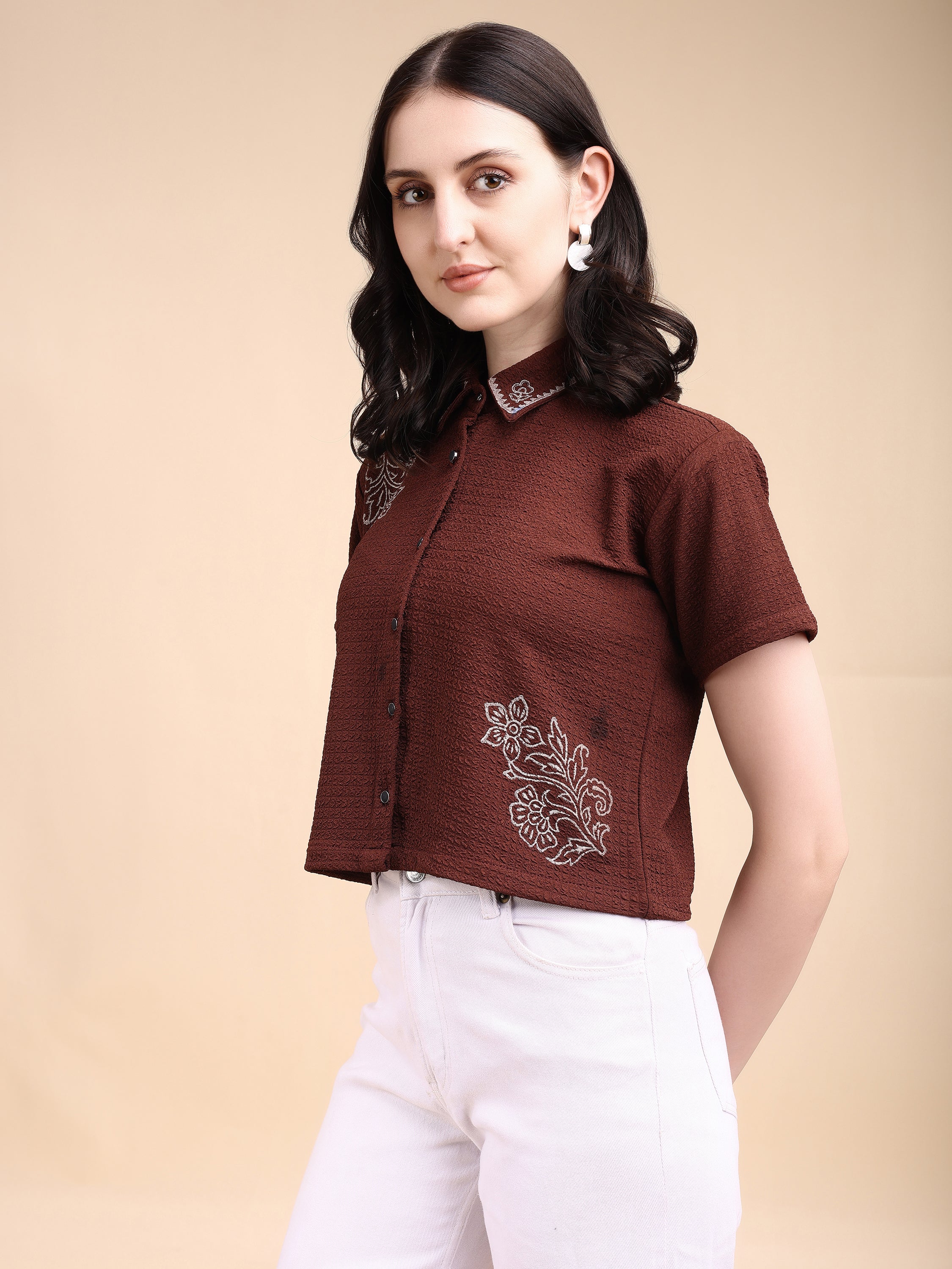 Women Block Printed Shirt