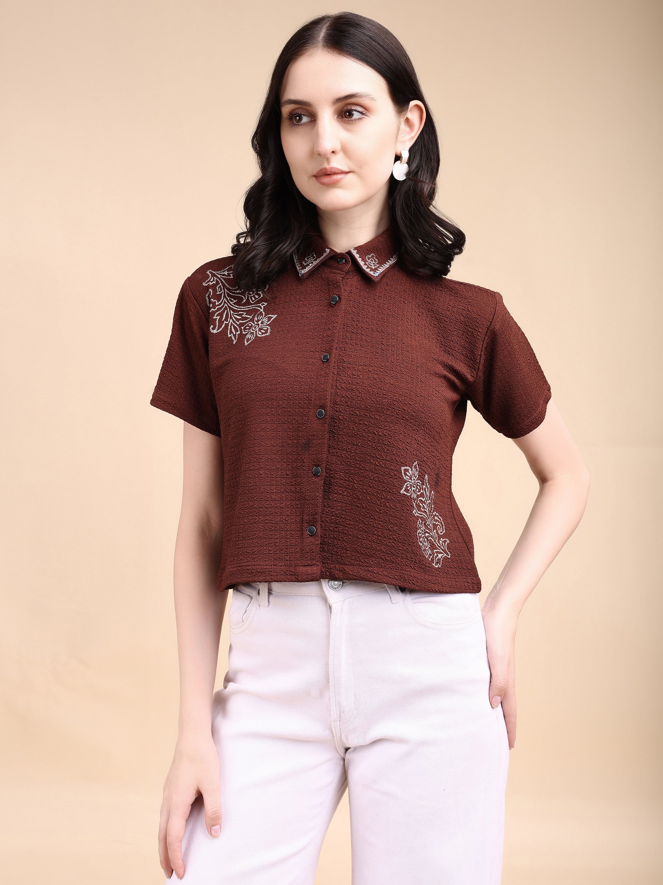Women Block Printed Shirt