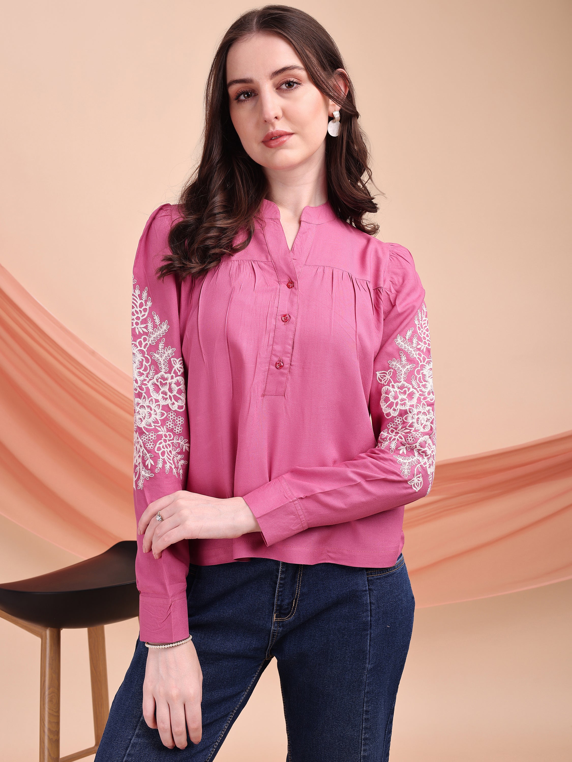 Women Sleeve Work Top