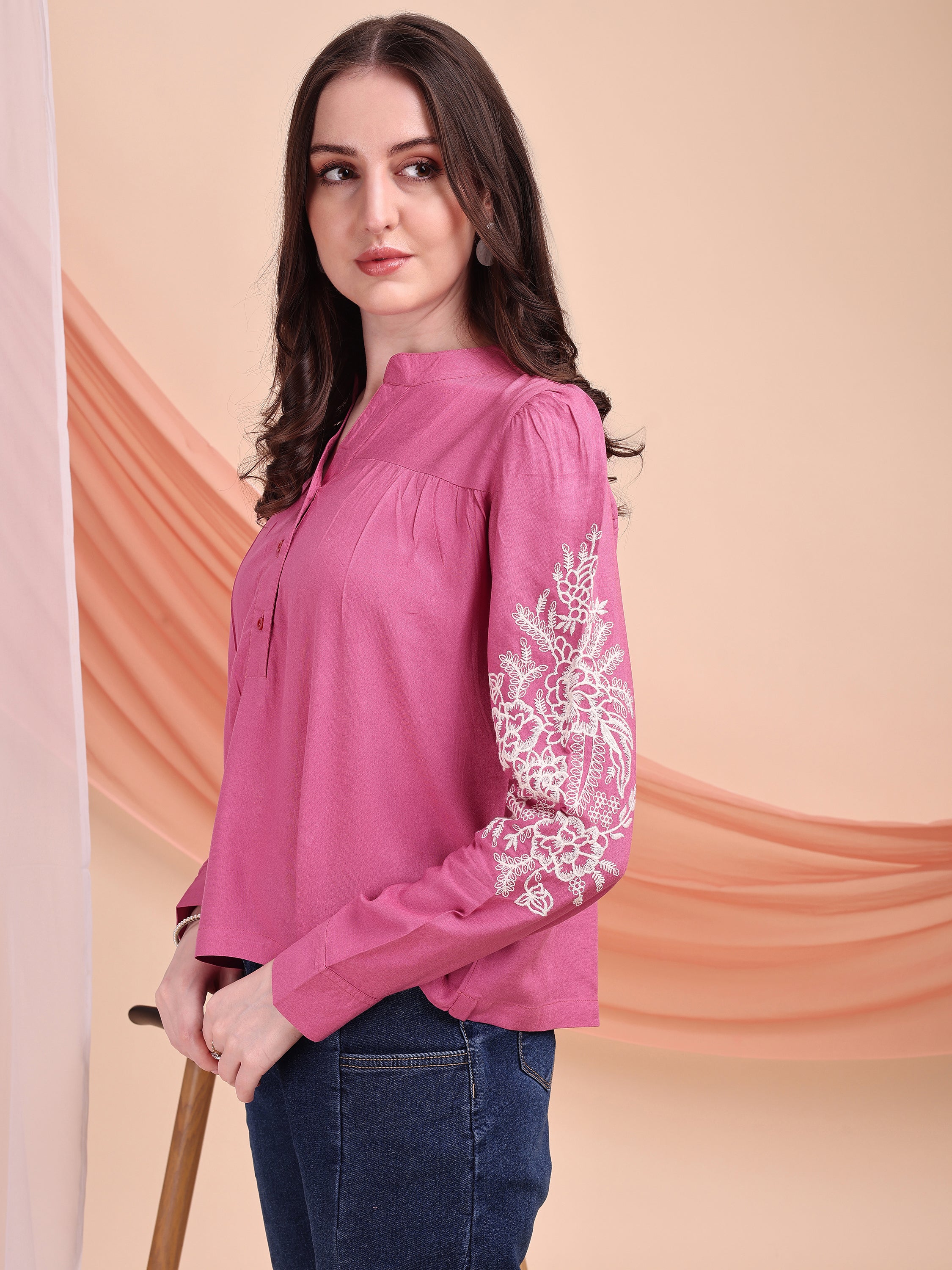 Women Sleeve Work Top