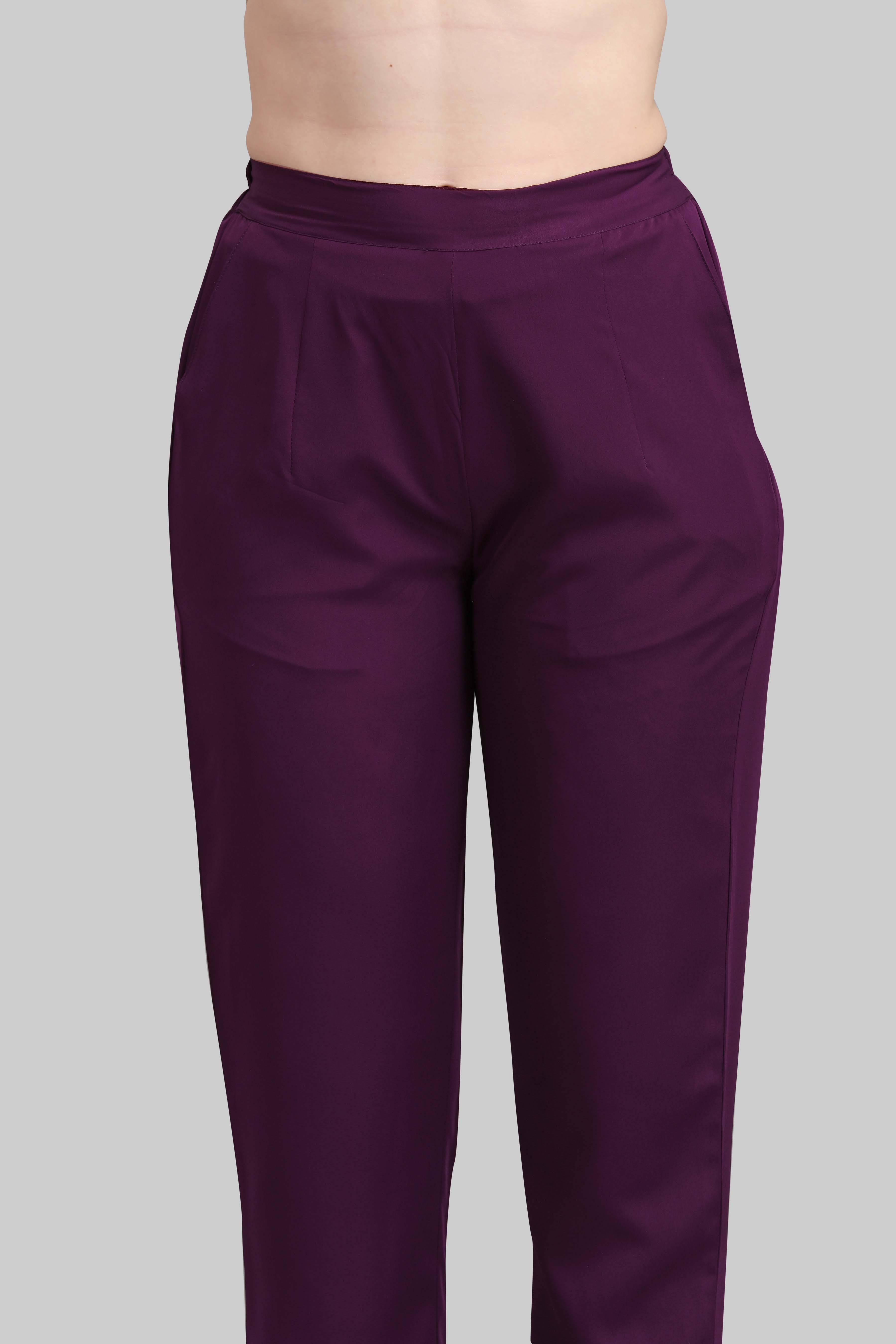 Women Solid Formal Kurta Pant