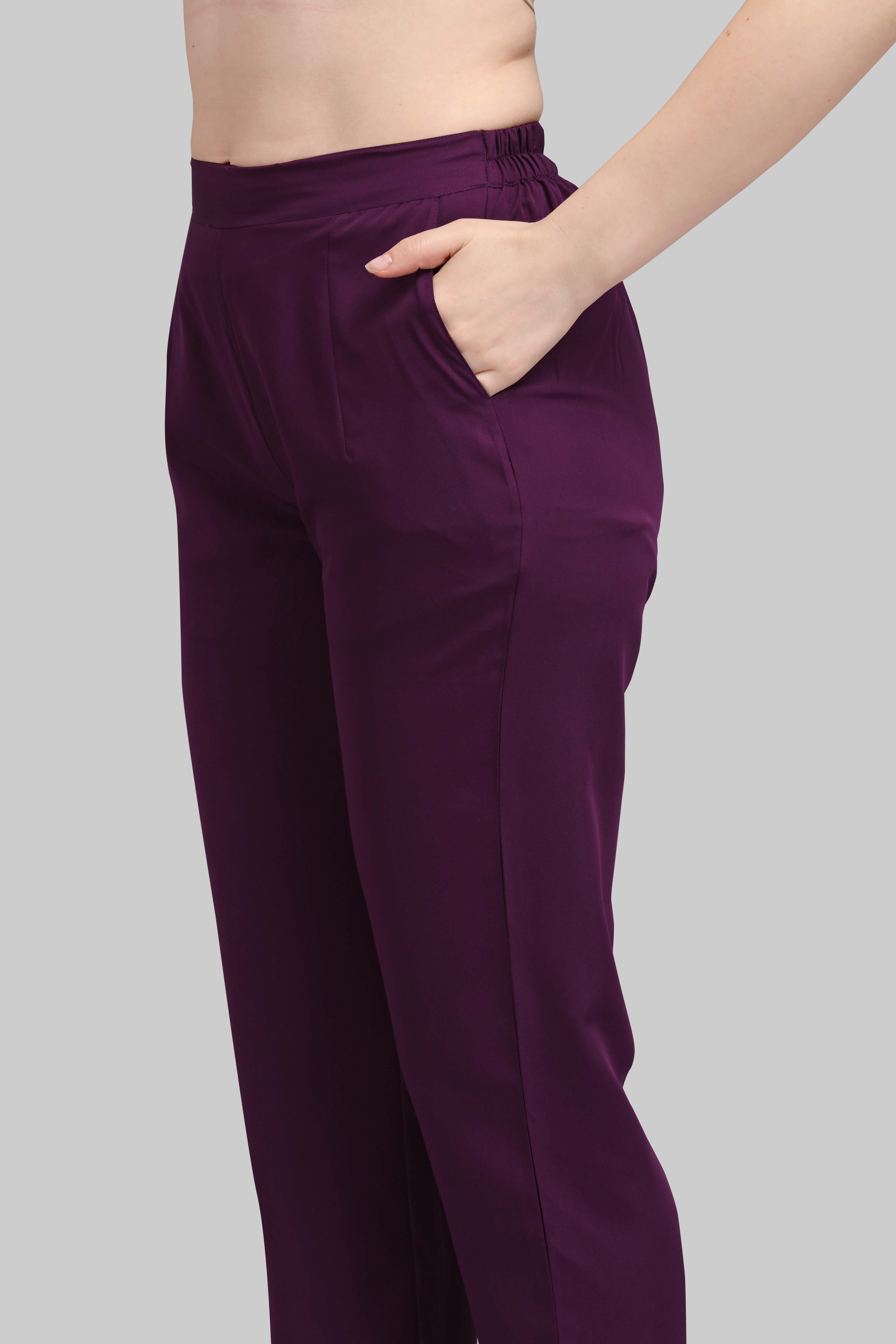 Women Solid Formal Kurta Pant
