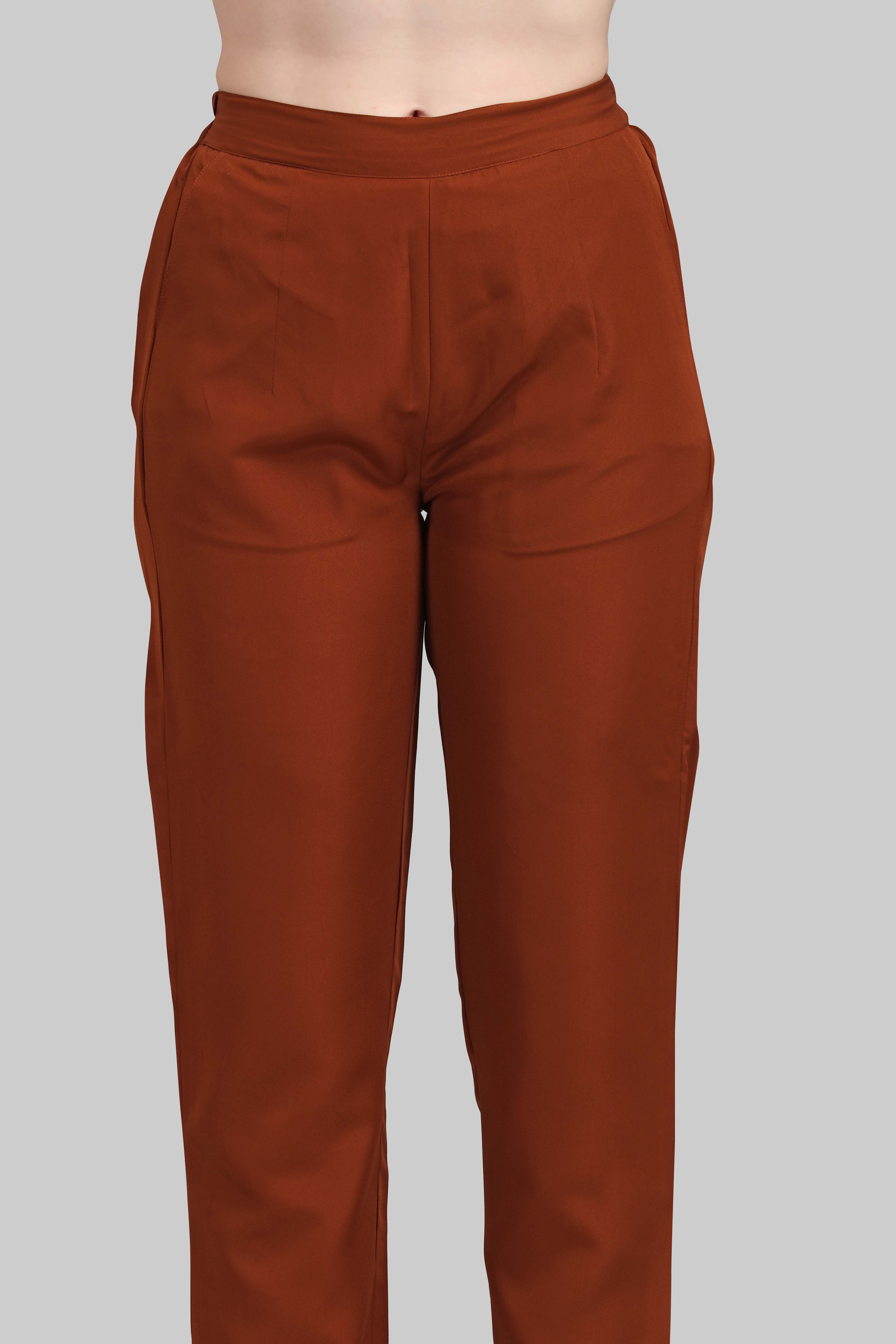 Women Solid Formal Kurta Pant